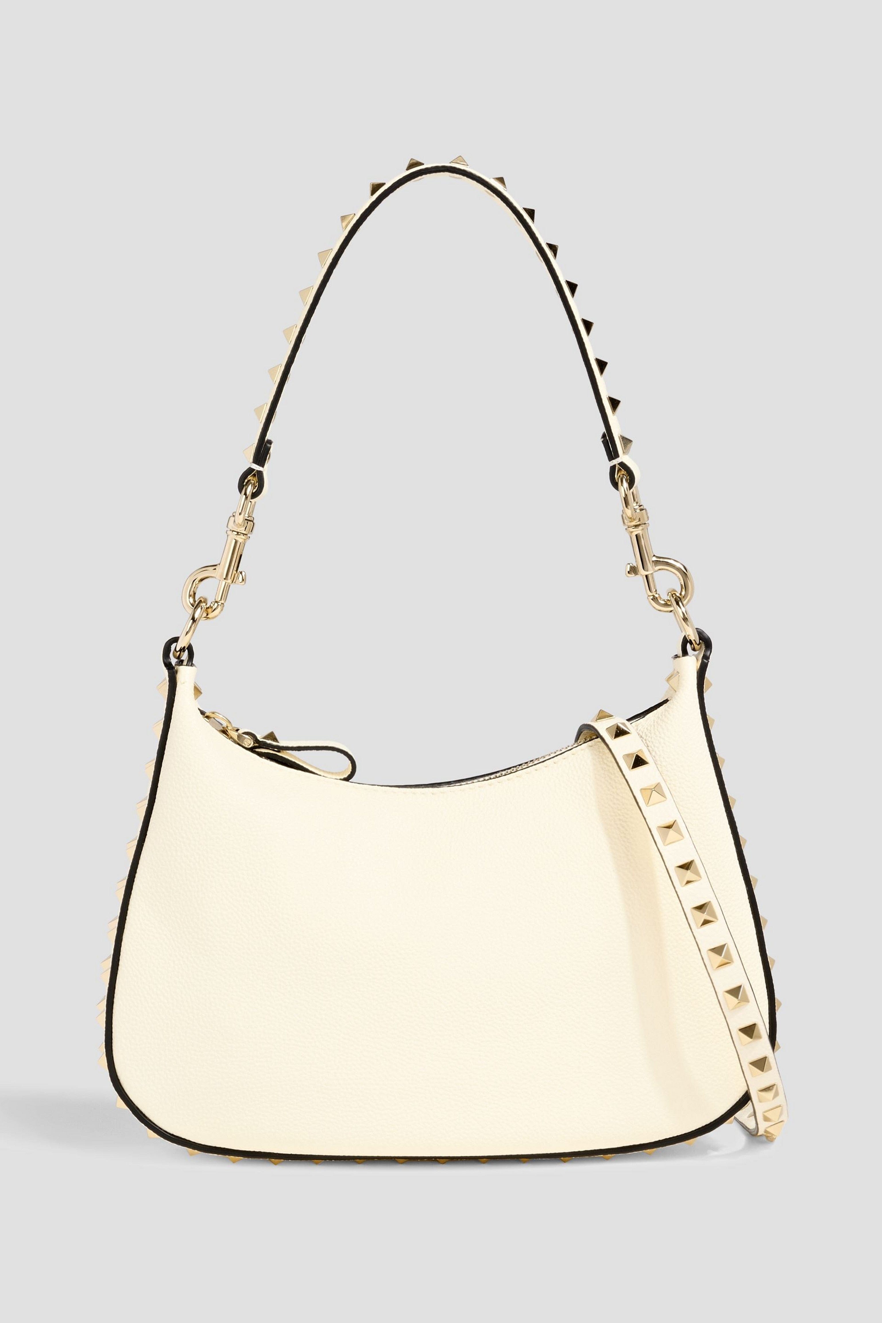 Valentino Garavani Rockstud Pebbled - Leather Shoulder Bag