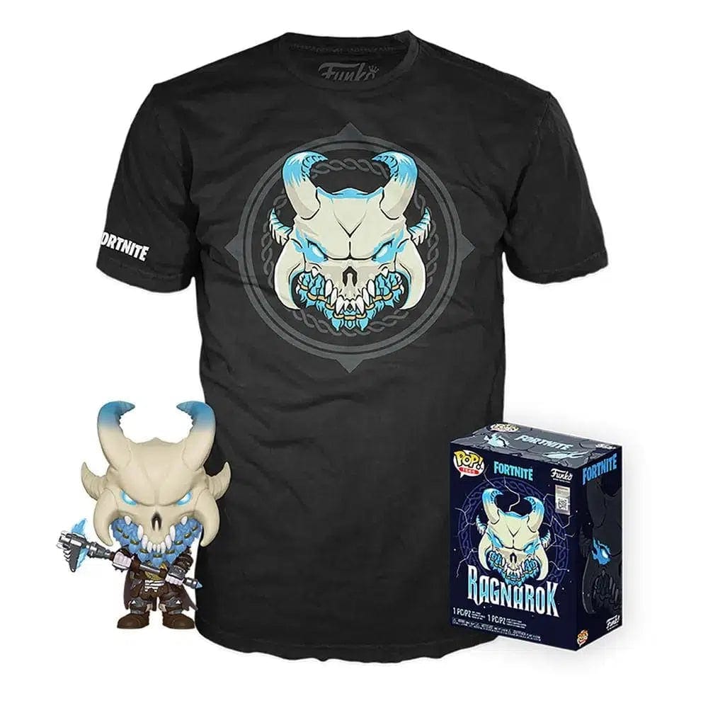Funko Fortnite - Ragnarok T - Shirt & Figure Set - Funko - POP! Tees Series, POP! Games Series (465), Walmart Exclusive Edition