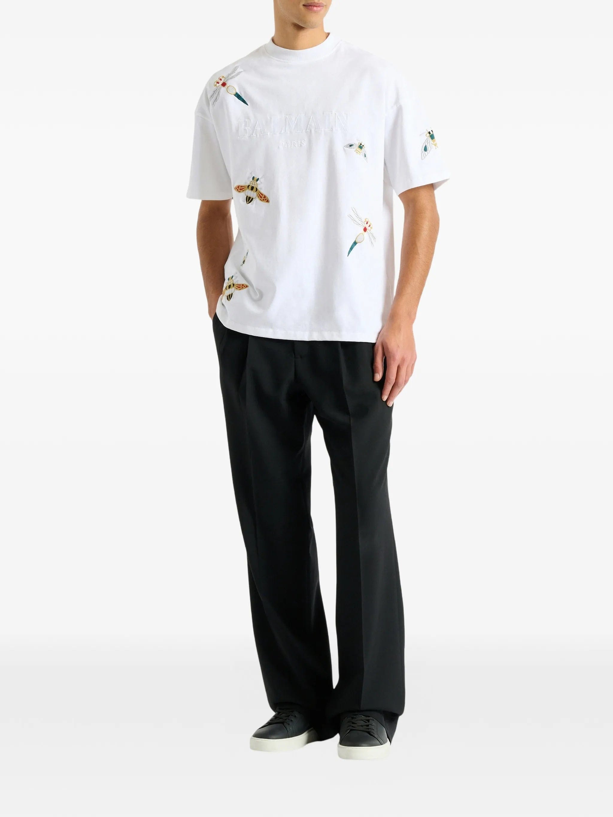 Balmain embroidered Balmain Insect T - shirt