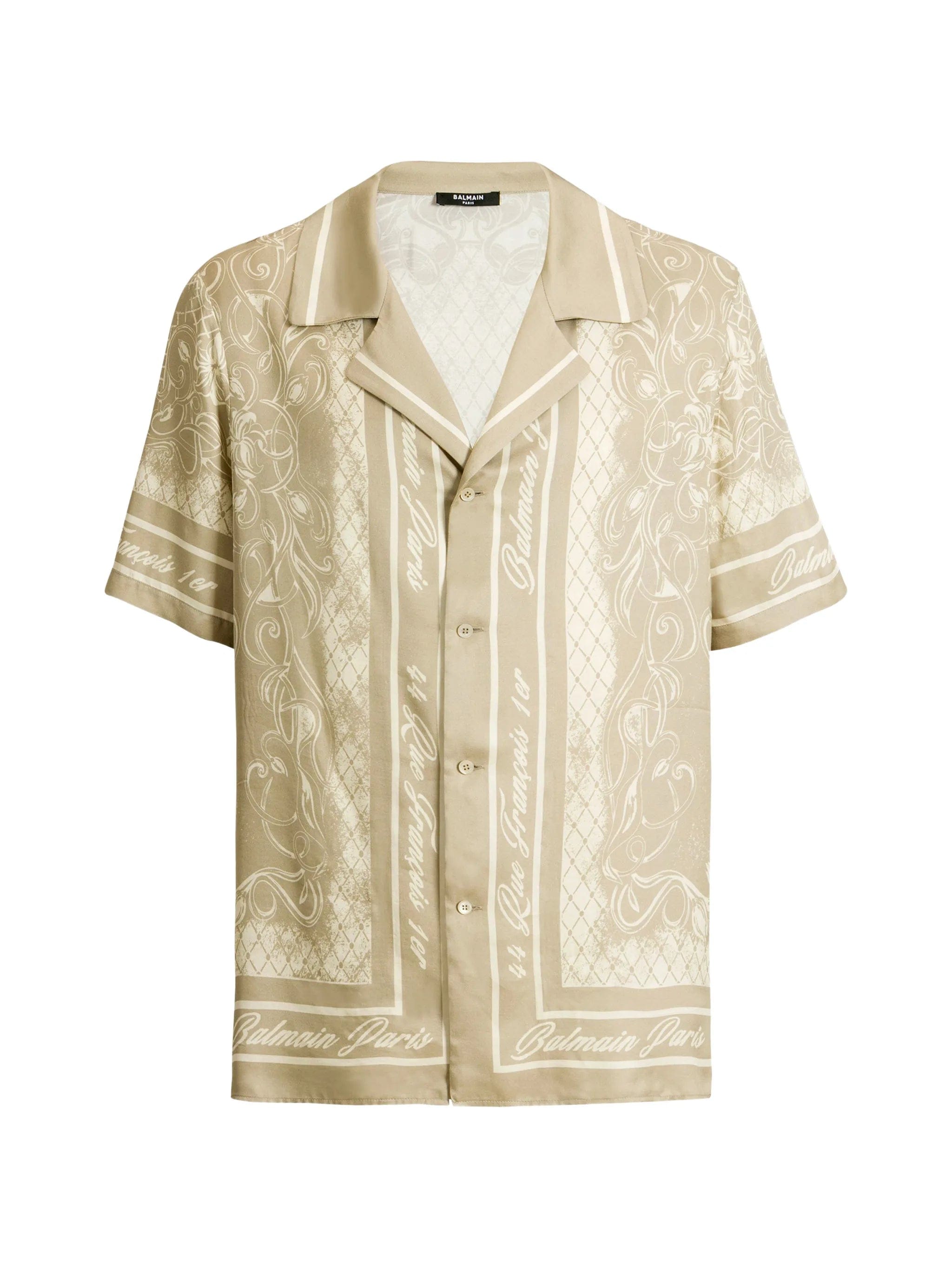 Balmain printed Foulard pyjama shirt