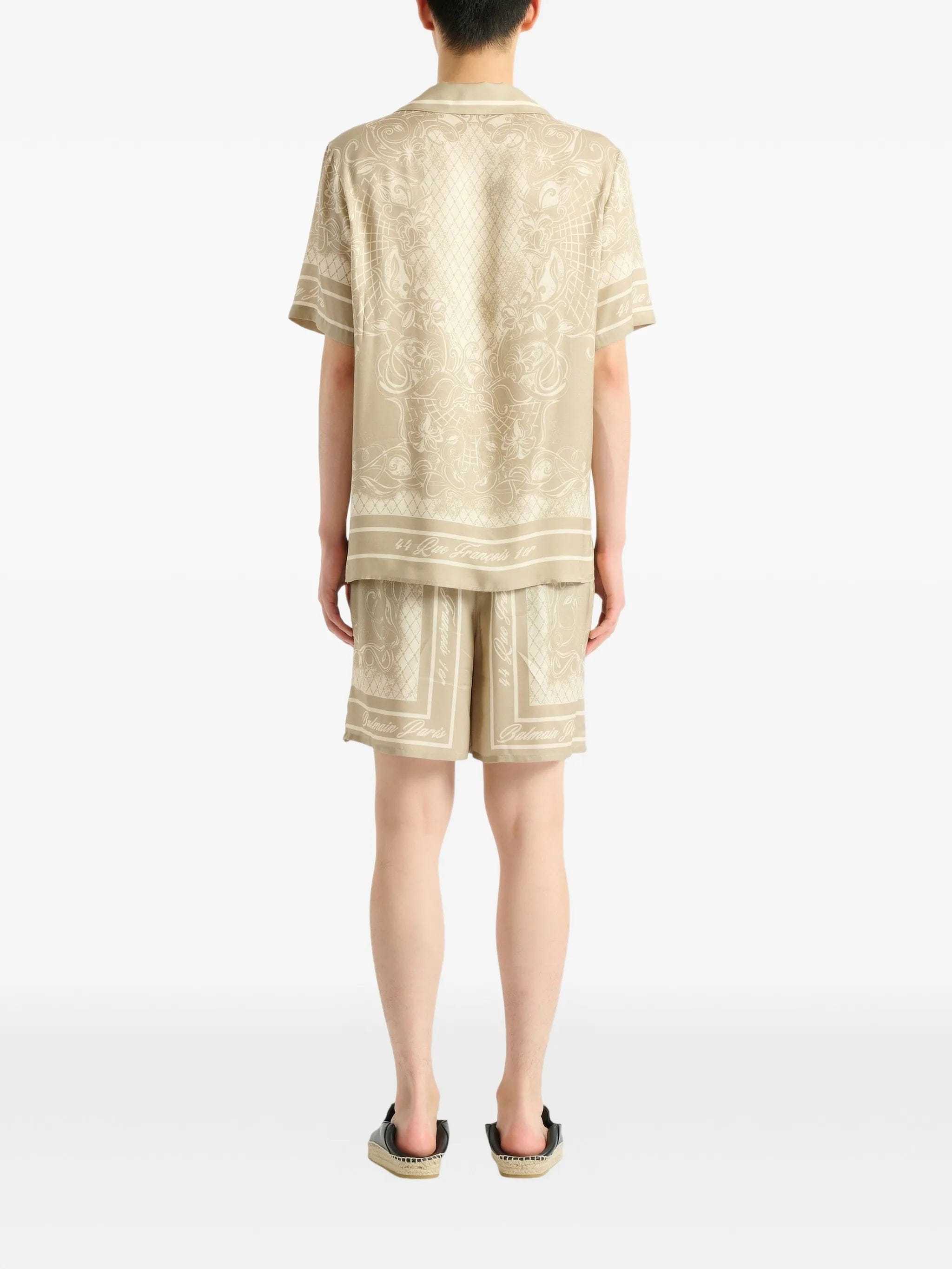 Balmain printed Foulard pyjama shirt