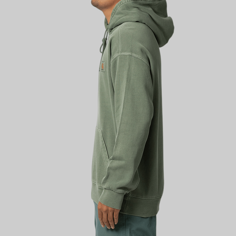 Carhartt WIP Hooded Nelson Sweat - Park Garment Dyed