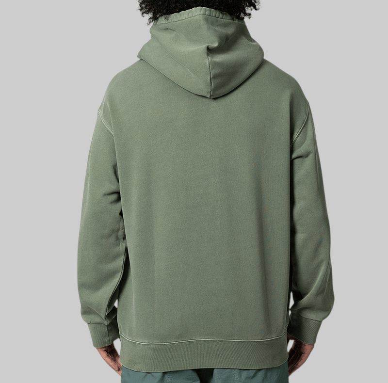 Carhartt WIP Hooded Nelson Sweat - Park Garment Dyed