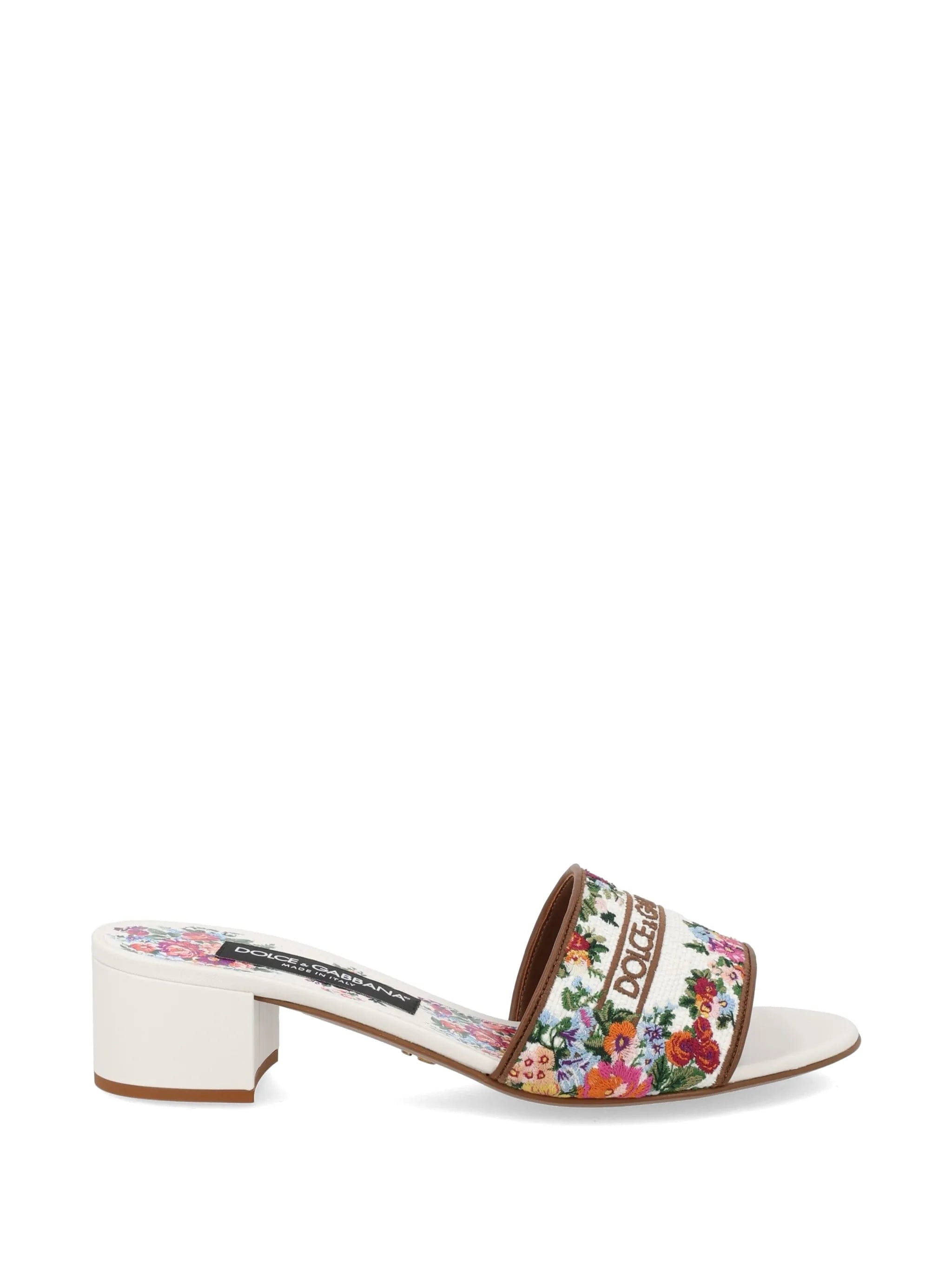 Dolce & Gabbana floral sandals