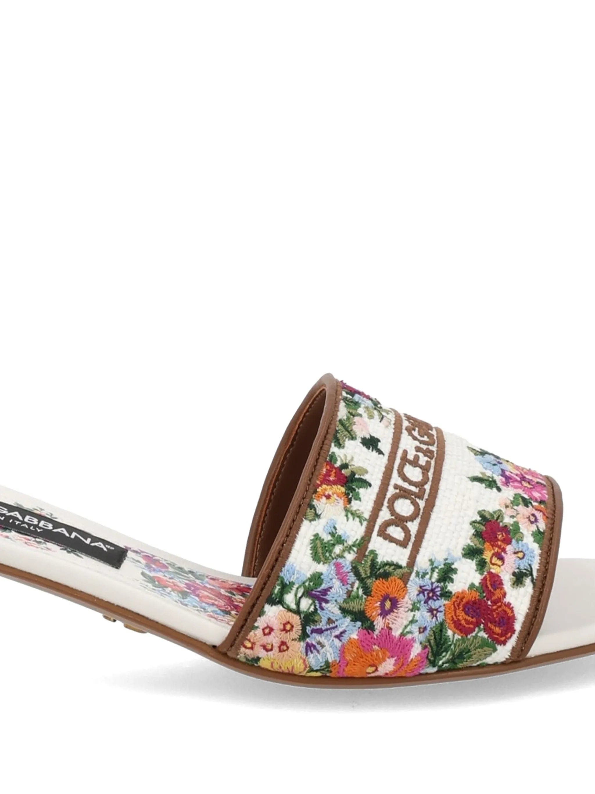 Dolce & Gabbana floral sandals