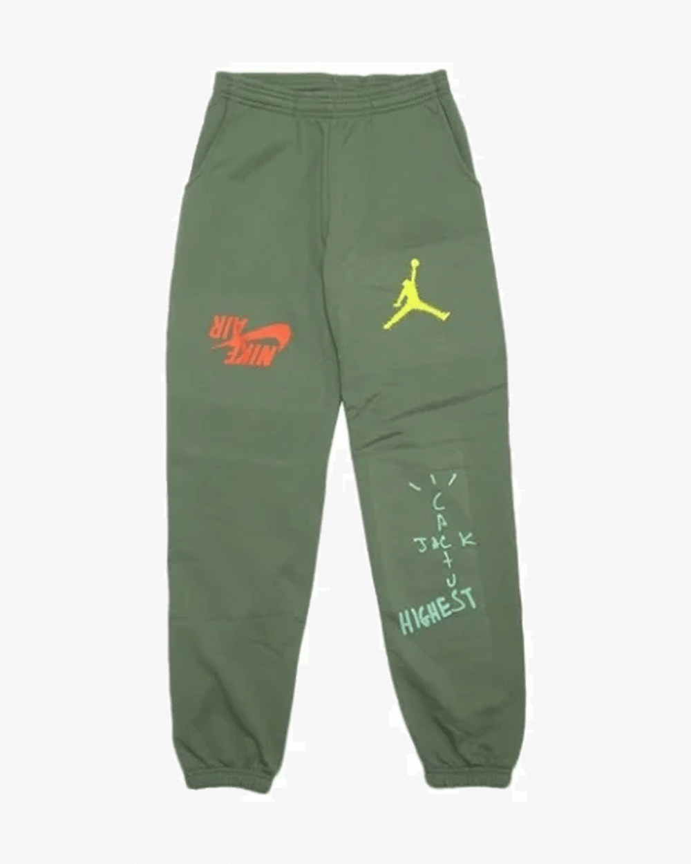 TRAVIS SCOTT x NIKE HIGHEST IN THE ROOM SWEATPANTS GREEN