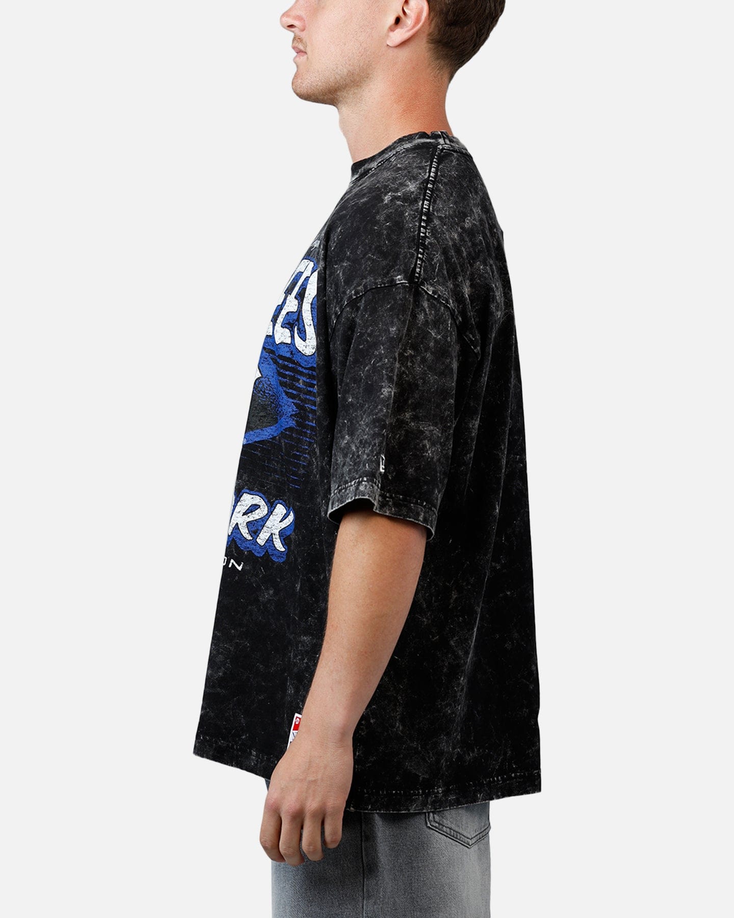 New Era New York Yankees Boxy Essentials T - Shirt Washed Black