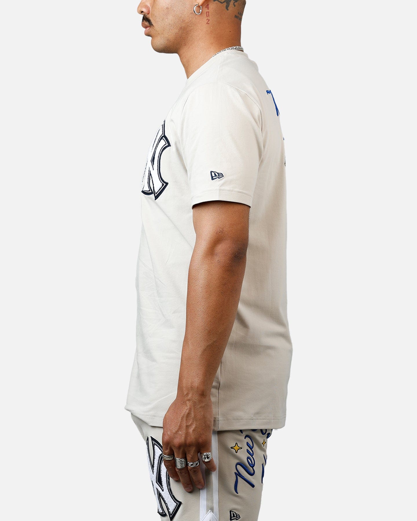 New Era New York Yankees Logo Select Summer T - Shirt Stone