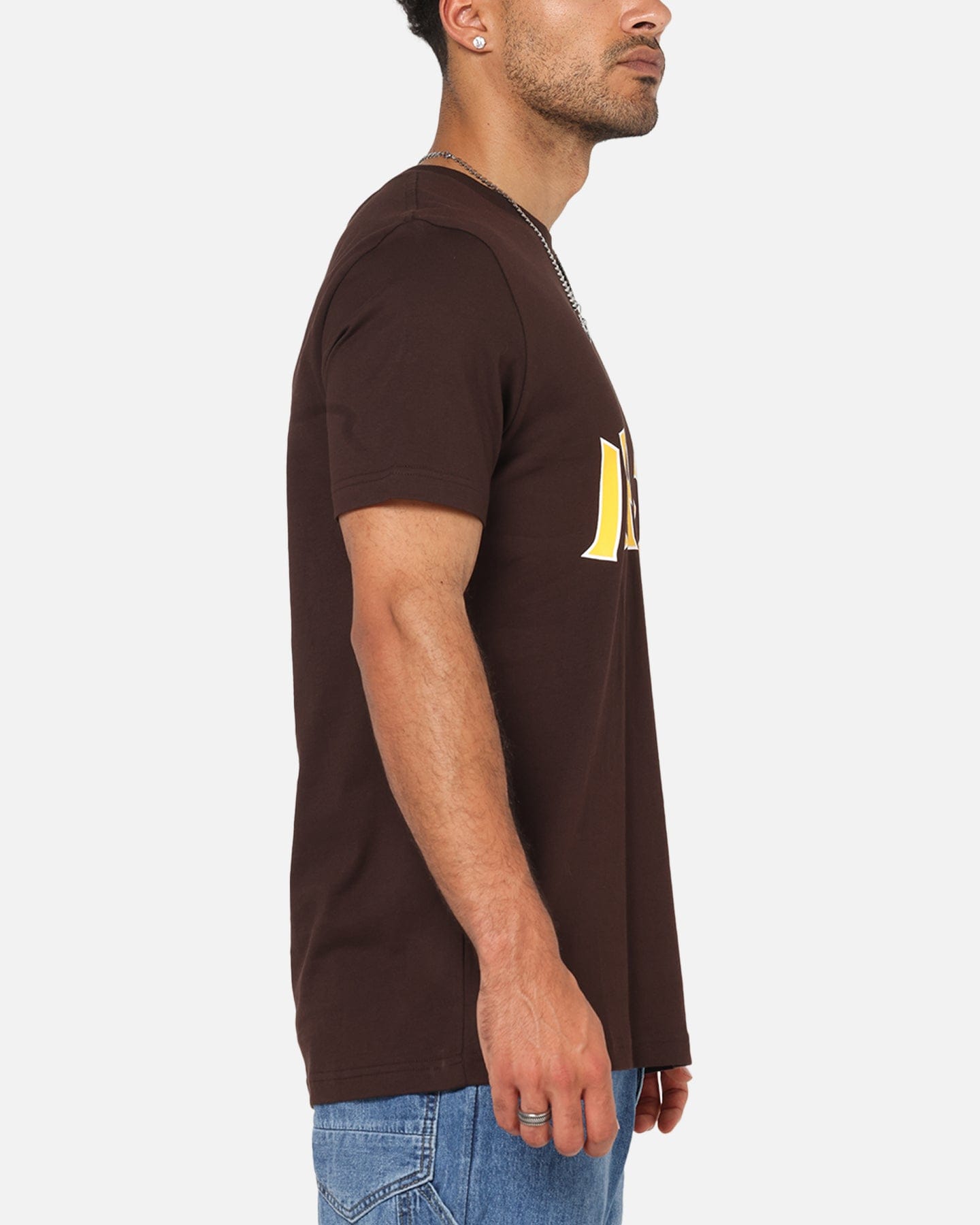 New Era San Diego Padres Hyperfly Katakana x MLB T - Shirt Dark Brown