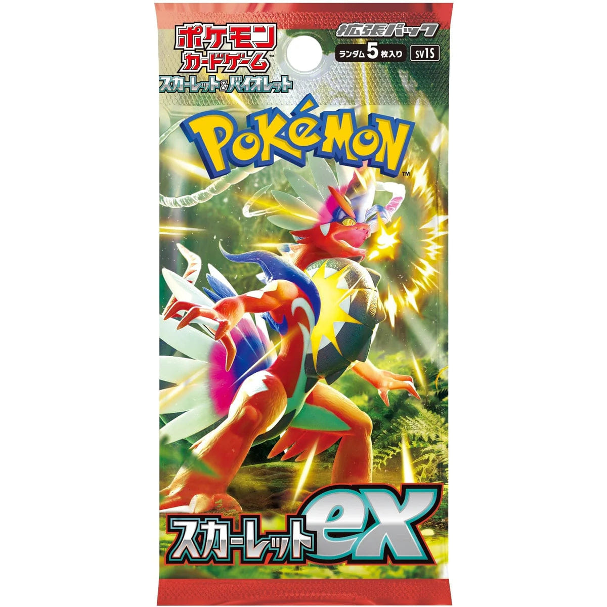 Pokemon Scarlet EX - Pokémon TCG Scarlet & Violet SV1S Japanese Booster Pack