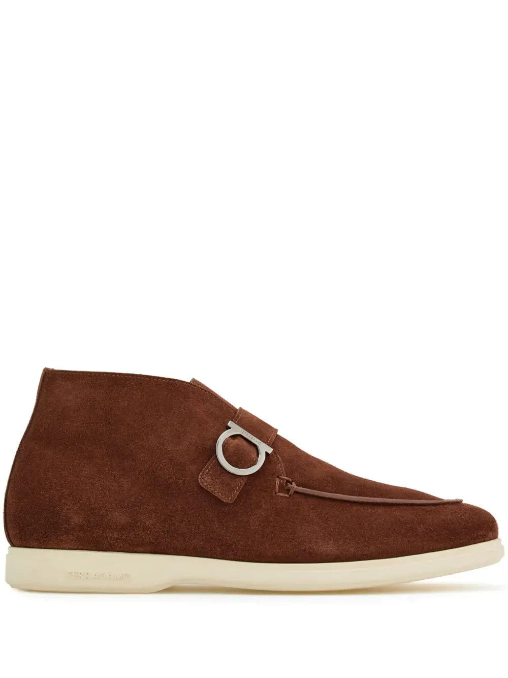 Ferragamo Gancini - Buckle Suede Boots