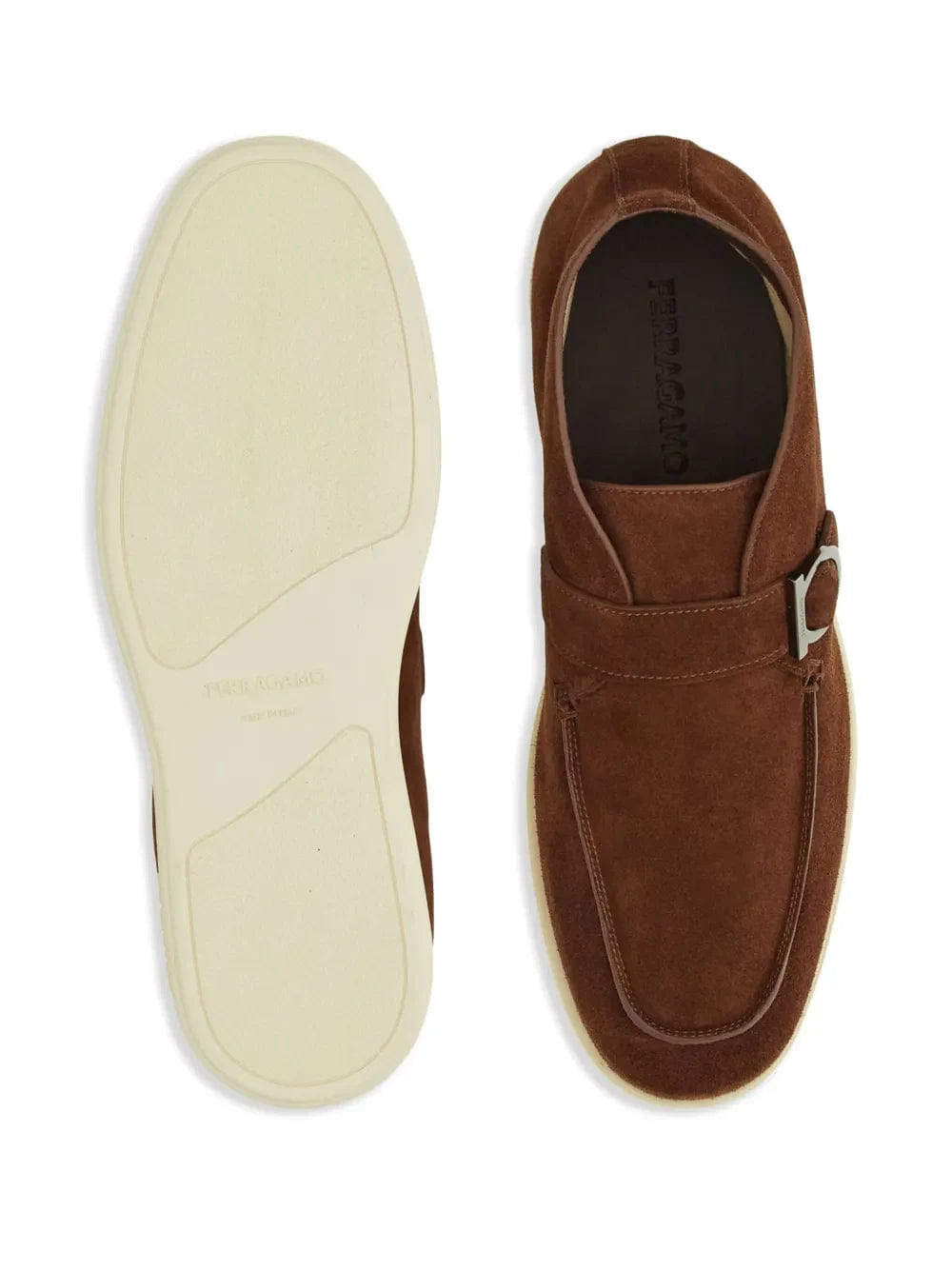 Ferragamo Gancini - Buckle Suede Boots