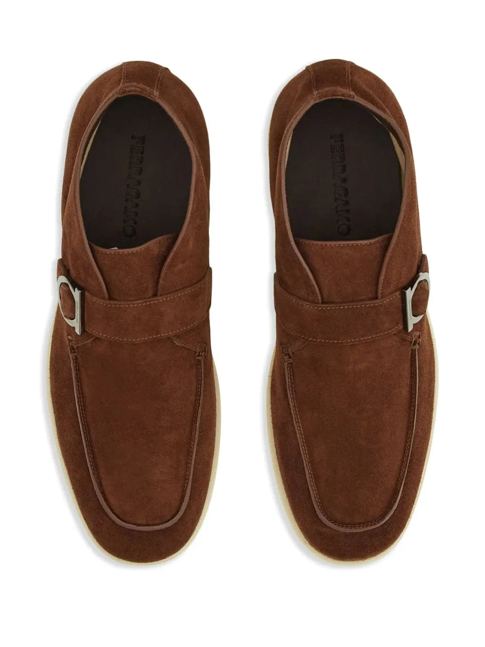 Ferragamo Gancini - Buckle Suede Boots