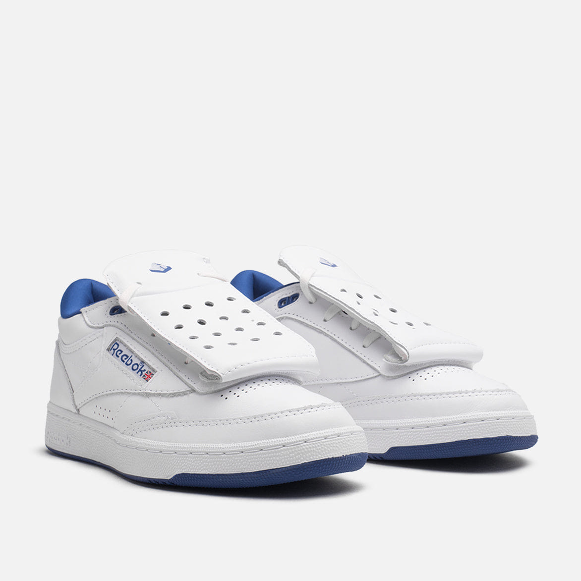 Reebok MOUNTAIN RESEARCH x REEBOK CLUB C MID II - WHITE / COBALT / CHALK