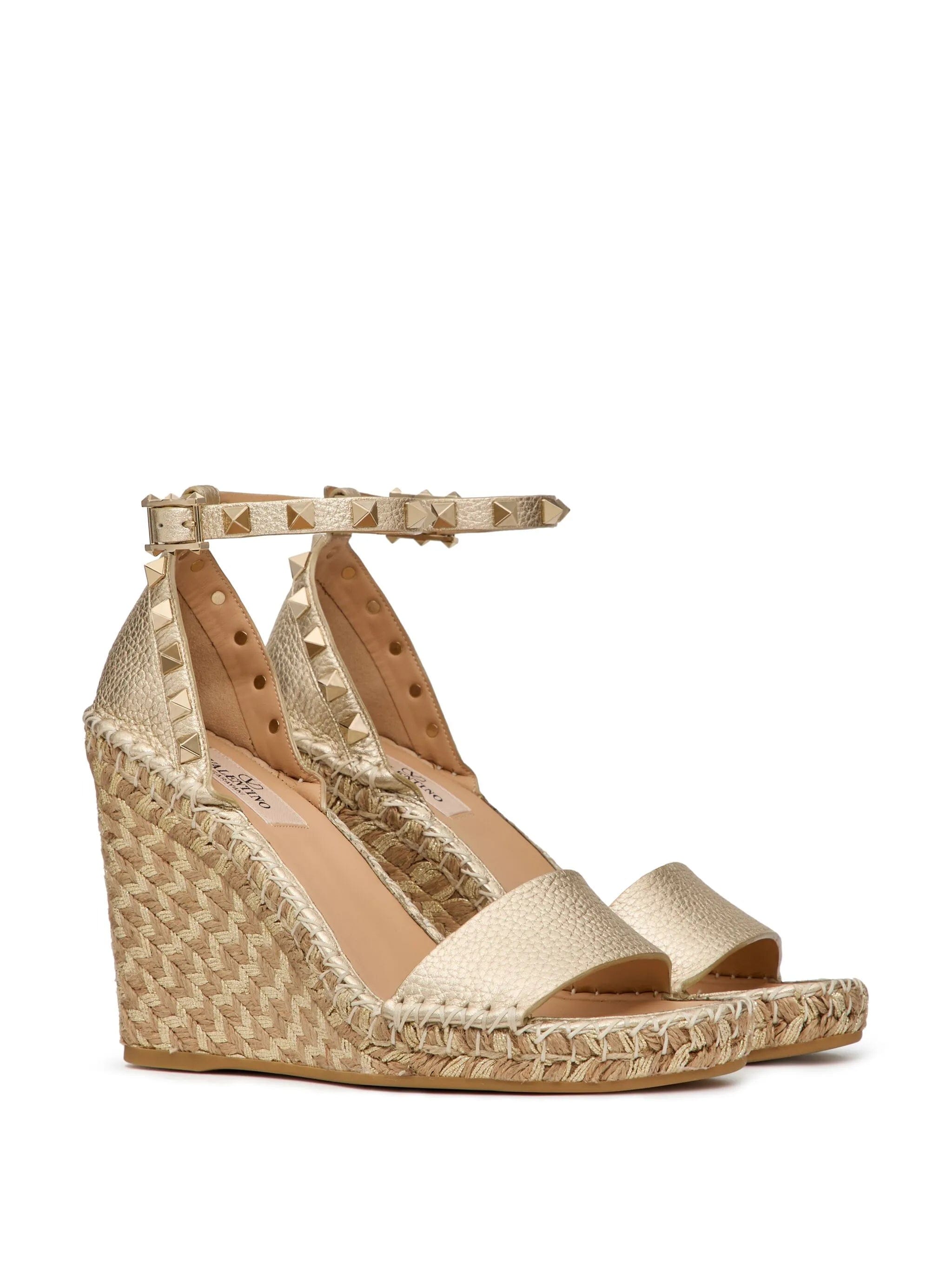 Valentino Garavani Rockstud wedge sandals