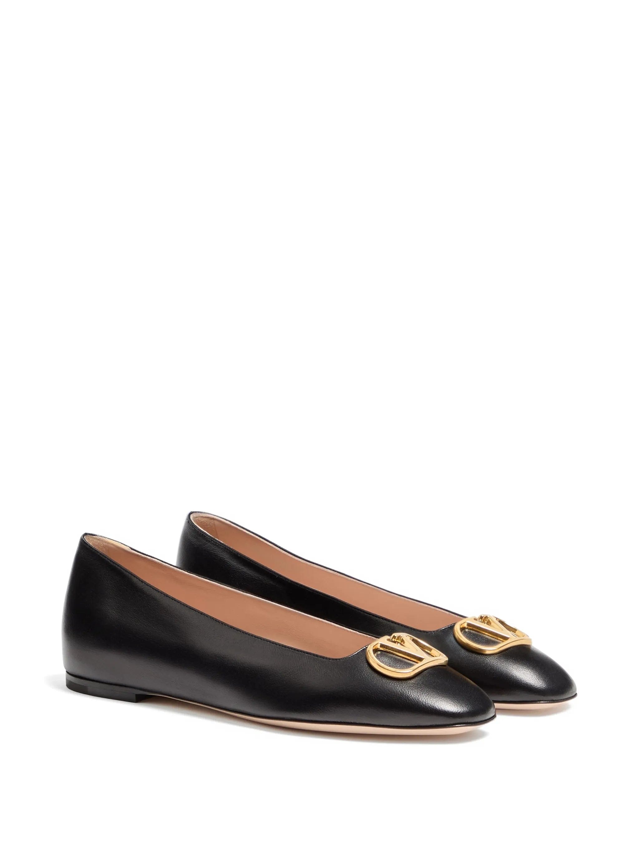 Valentino Garavani VLogo Signature Ballerina in Nappa