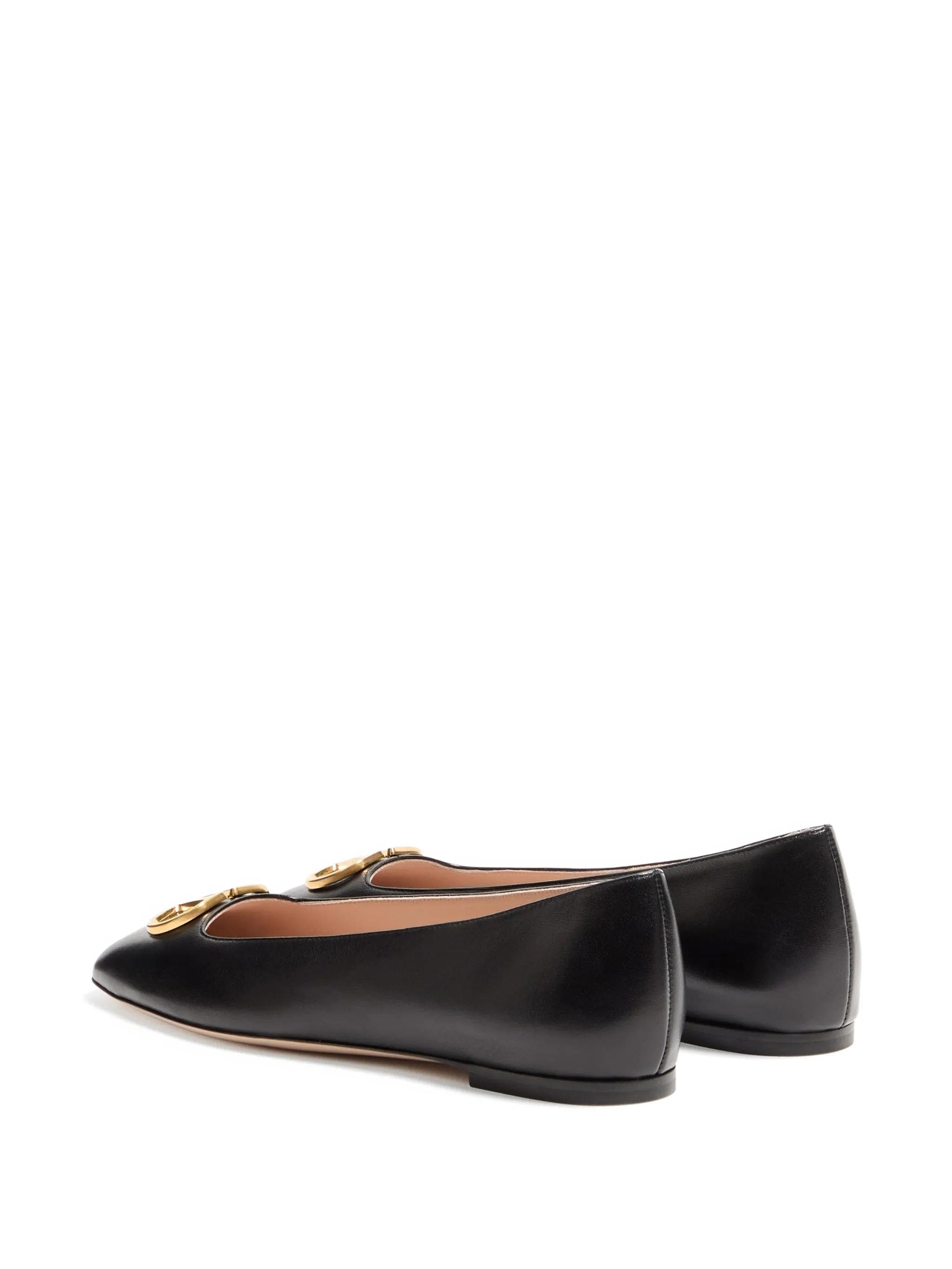 Valentino Garavani VLogo Signature Ballerina in Nappa