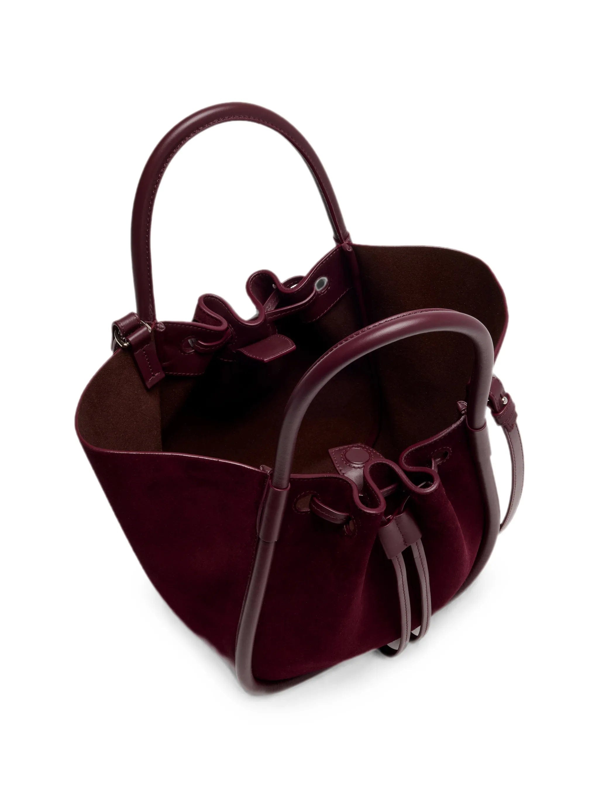 Proenza Schouler small Ruched tote in soft suede