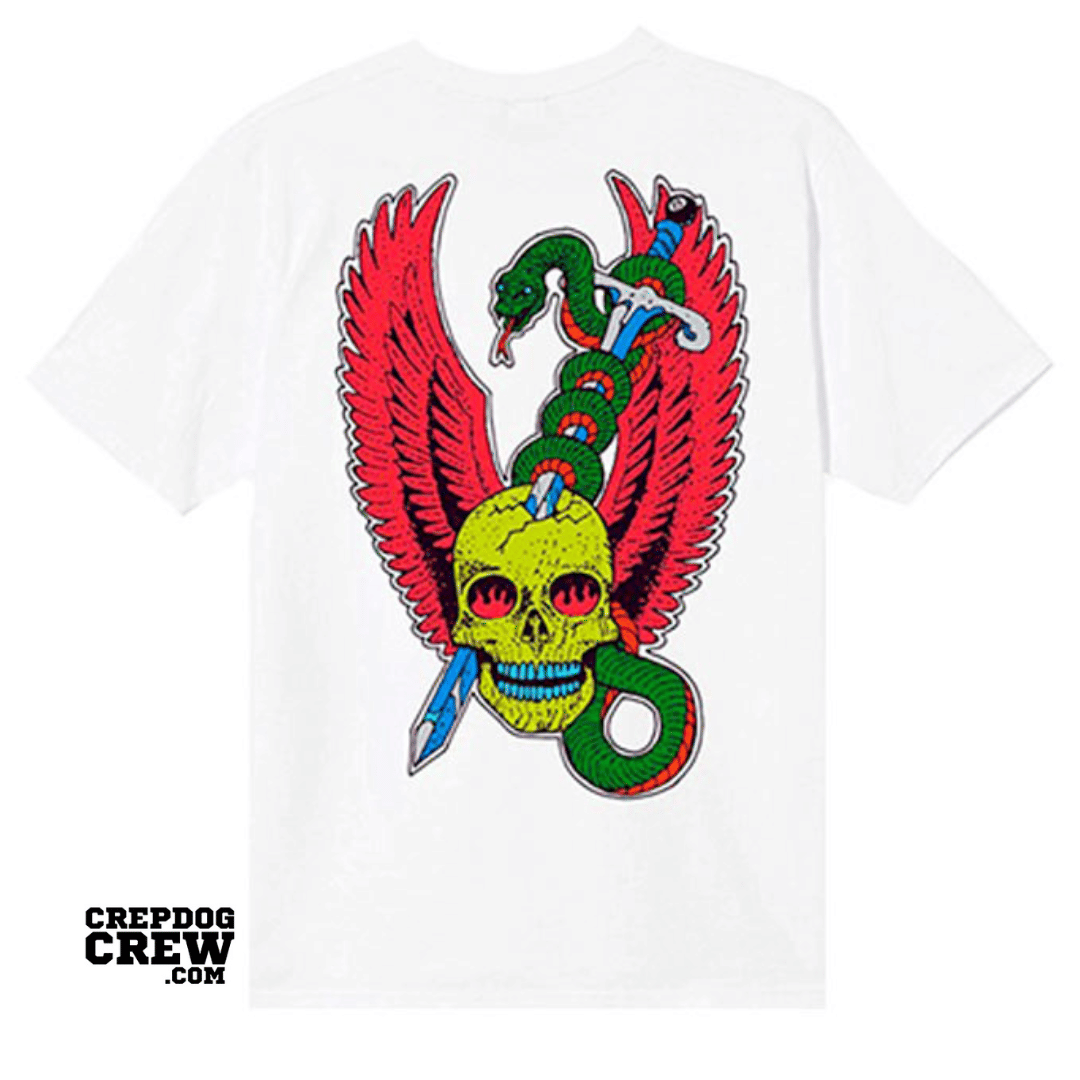 STUSSY SNAKE BITE T-Shirt WHITE