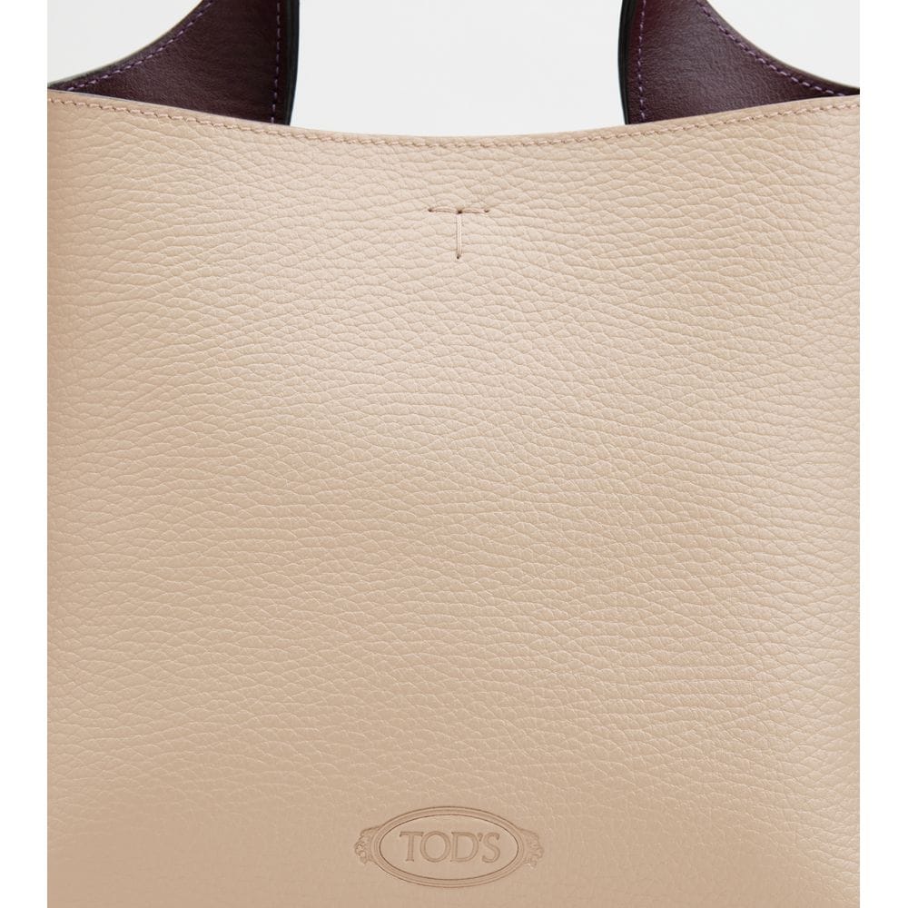 Tod's Tods Bag In Leather Mini Off White