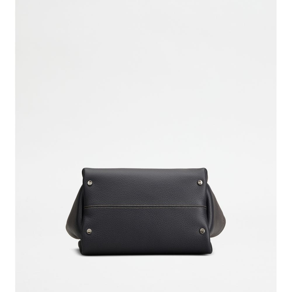 Tod's Tods Bag In Leather Mini Blue Grey
