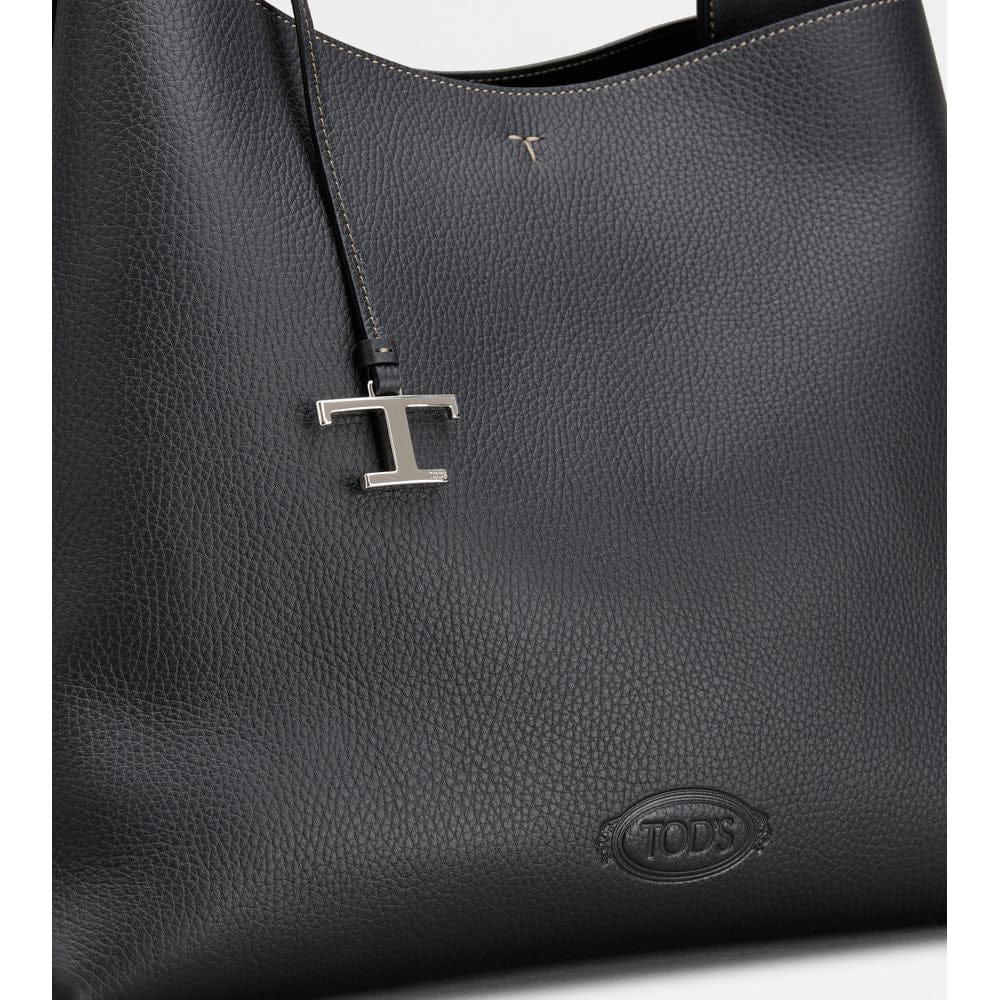 Tod's Tods Bag In Leather Medium Black