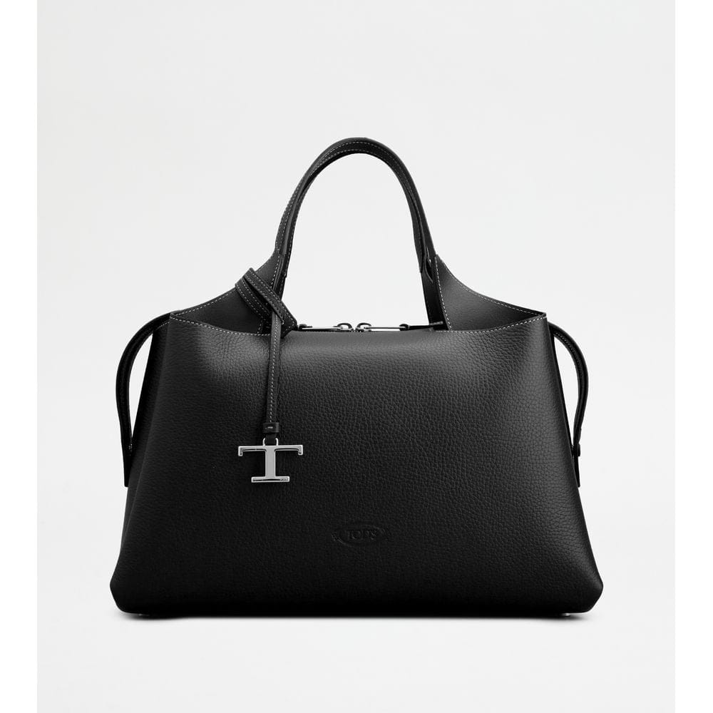 Tod's Tods Bauletto Bag In Leather Medium Black