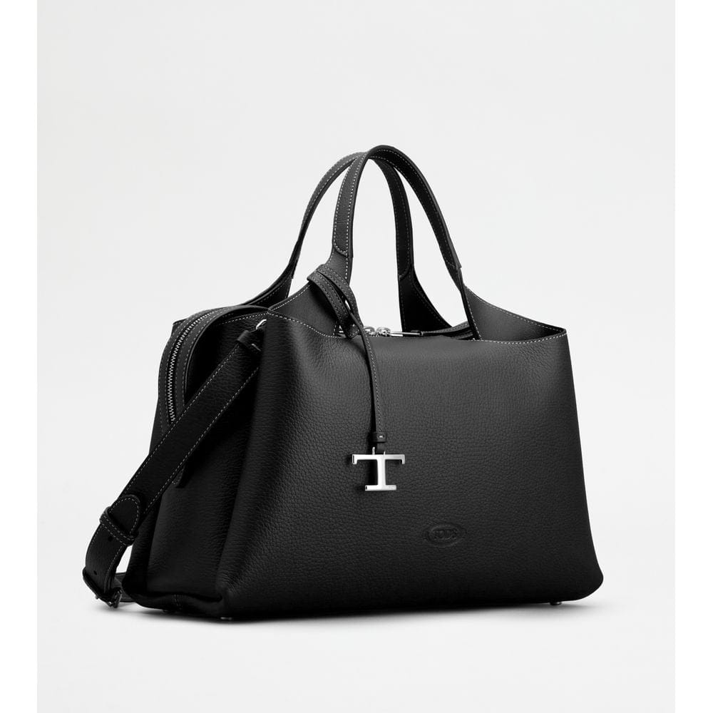 Tod's Tods Bauletto Bag In Leather Medium Black