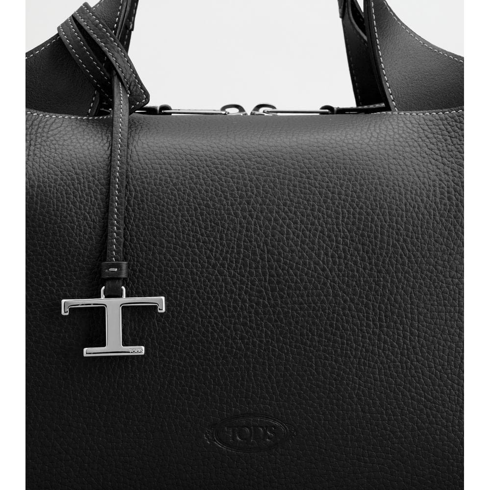 Tod's Tods Bauletto Bag In Leather Medium Black
