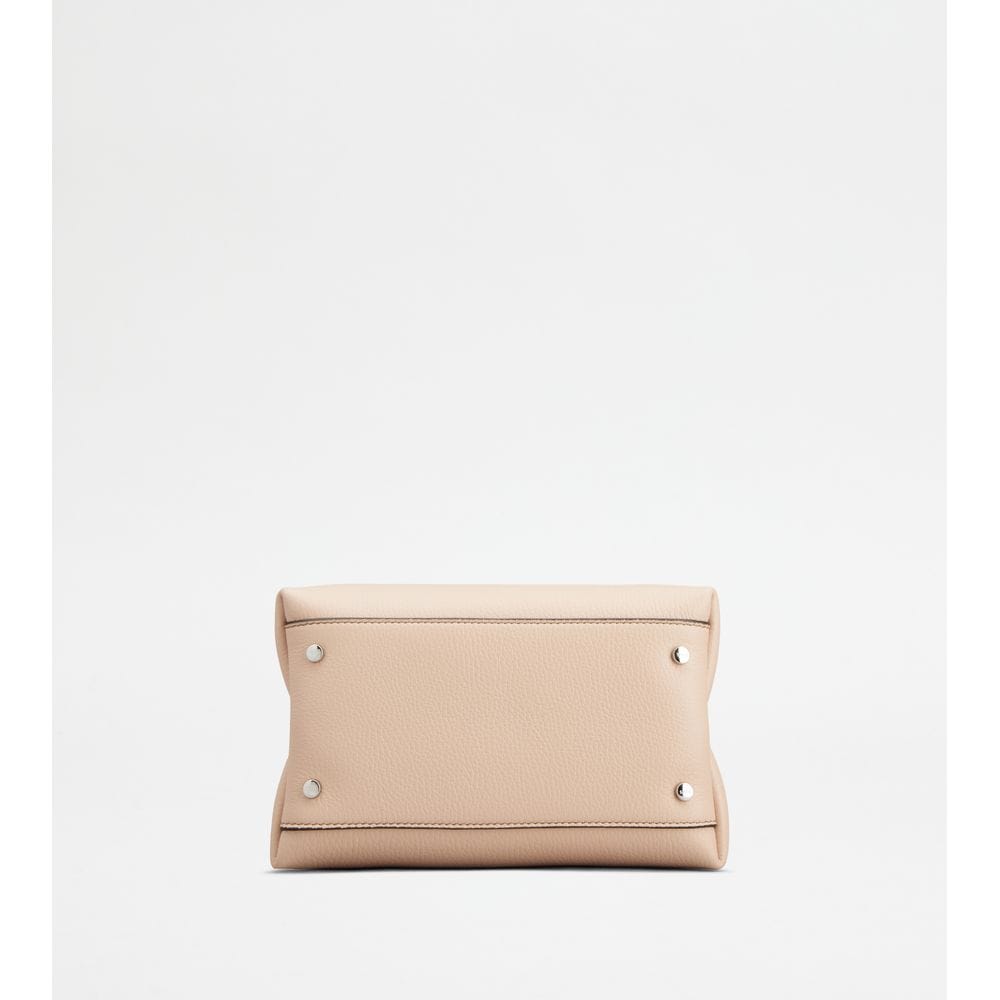 Tod's Tods Bag In Leather Micro Pink Brown