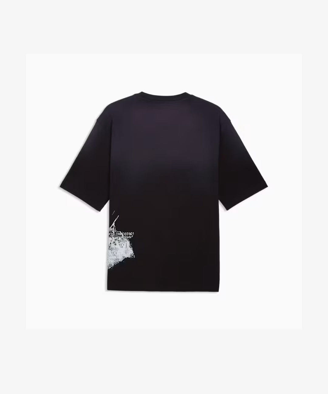 PUMA | PUMATECH - X WASHED BOXY T-Shirt { PUMA BLACK/WHITE