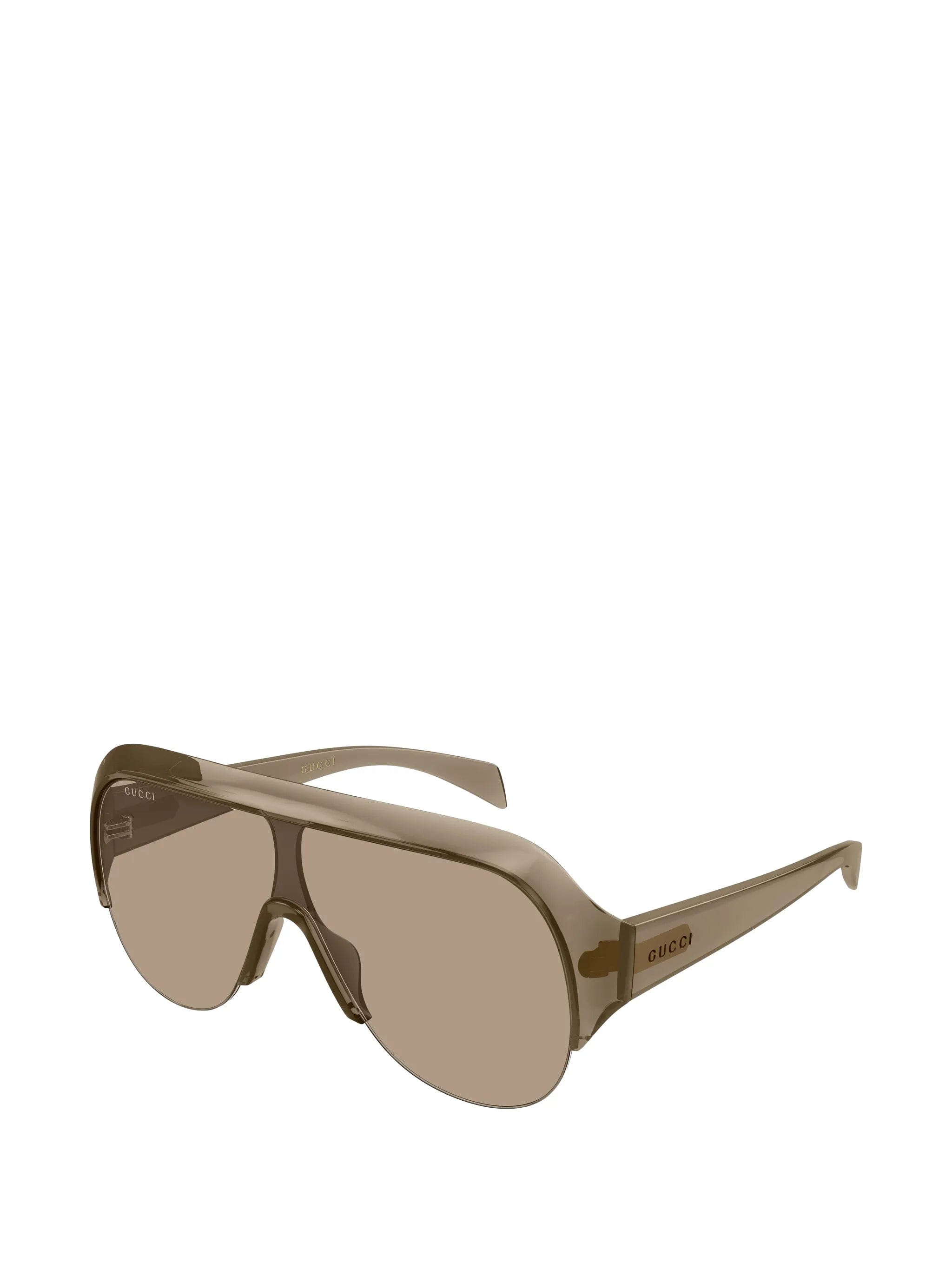 Gucci Eyewear shield - frame pilot - style sunglasses