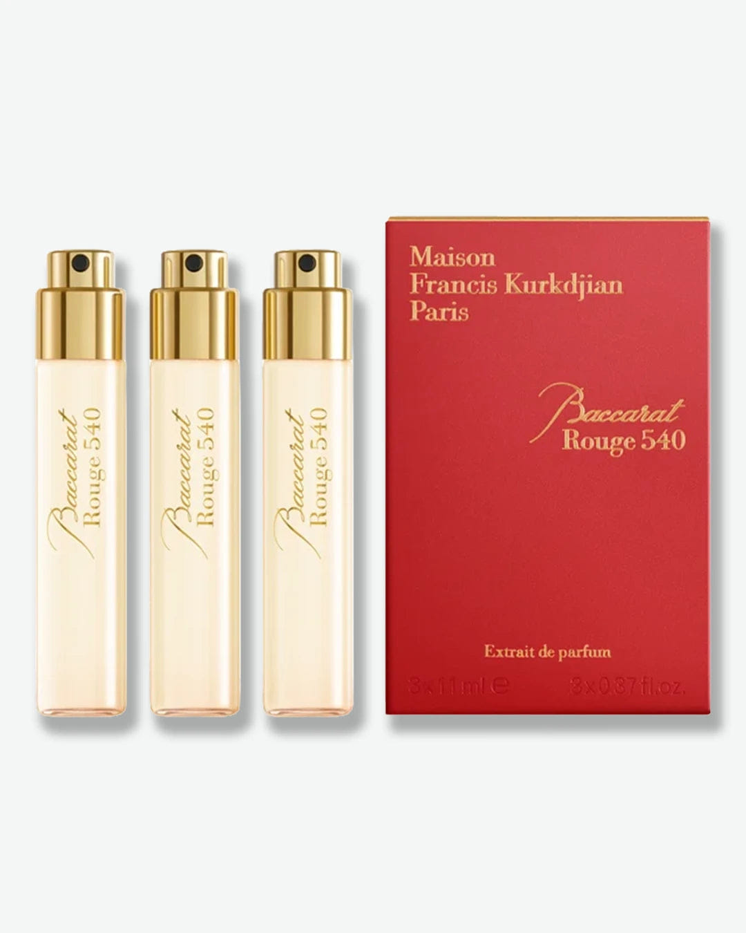 Maison Francis Kurkdjian Baccarat Rouge 540 Extrait 3 - Piece Travel Set