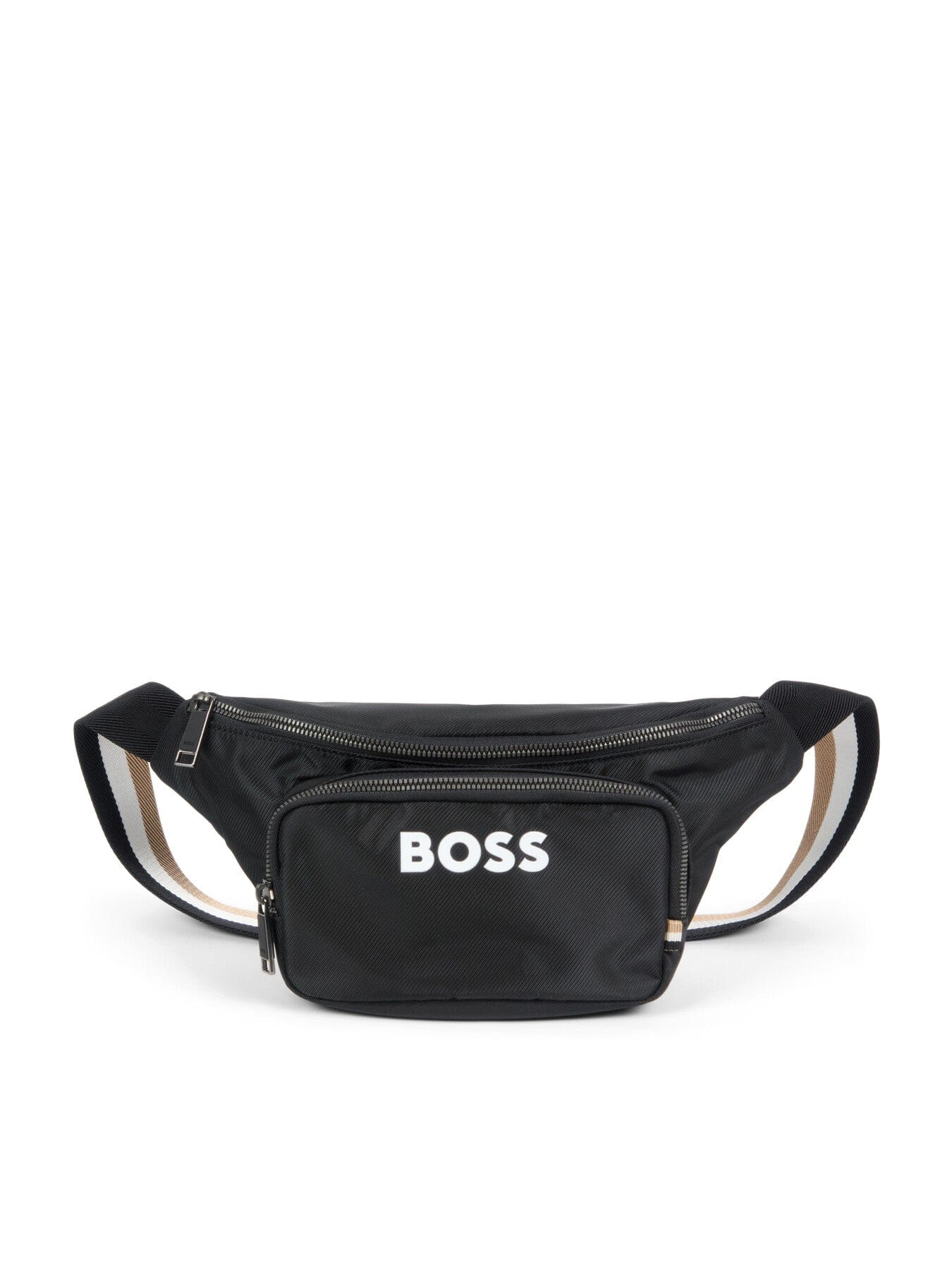 BOSS Structured Belt Bag With Contrast Logo