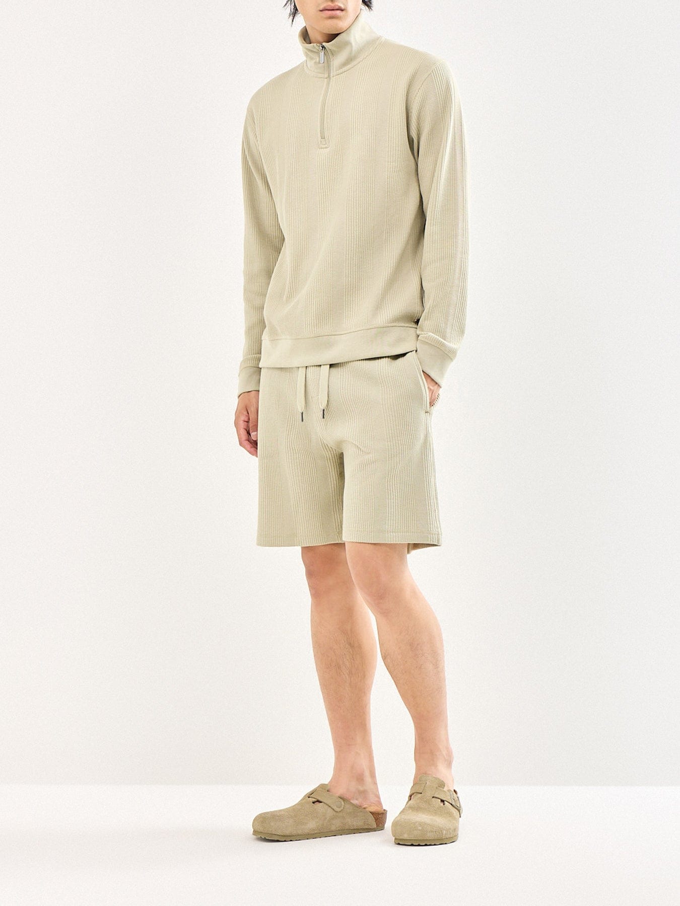 BOSS Structure Lounge Shorts Pastel Green