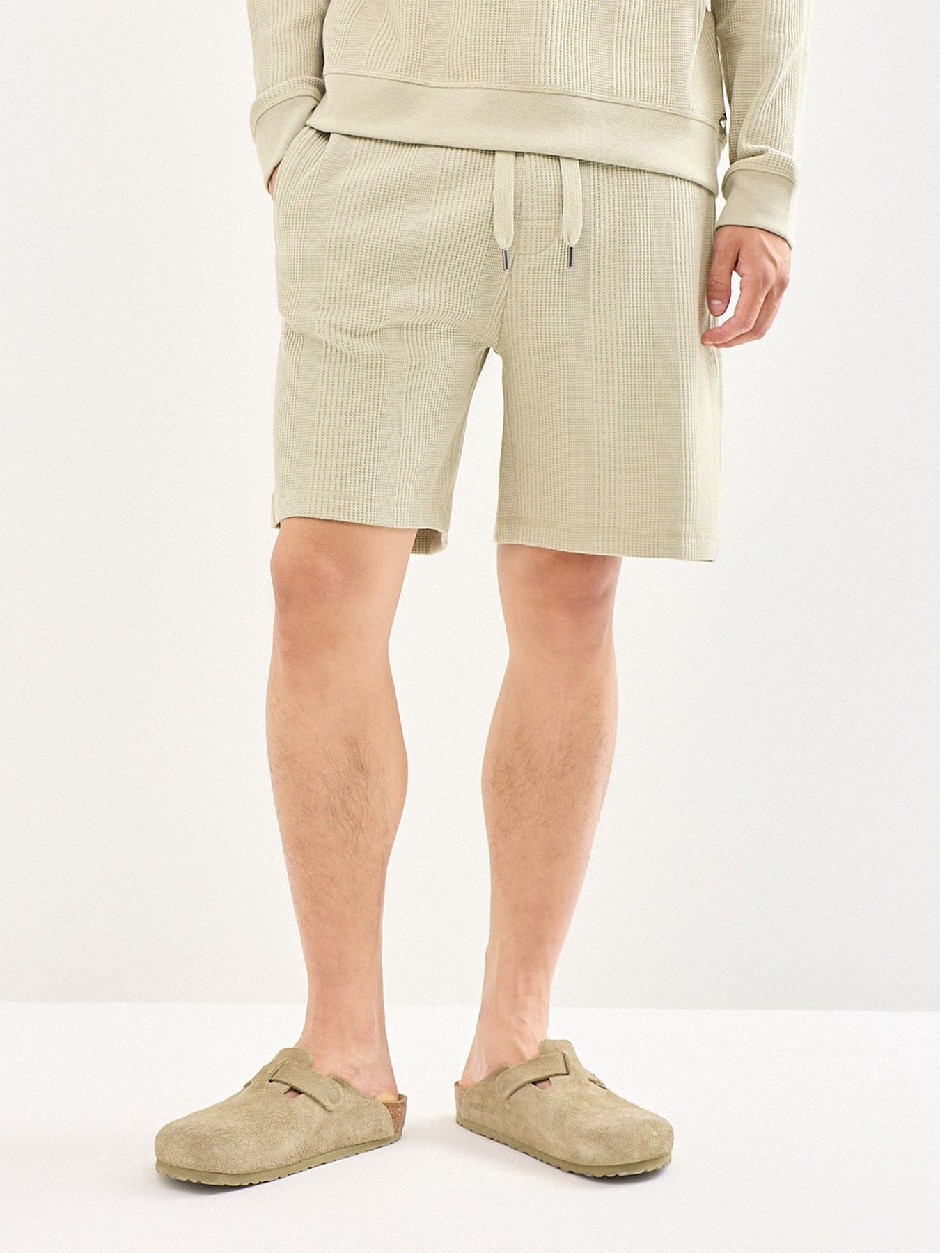 BOSS Structure Lounge Shorts Pastel Green