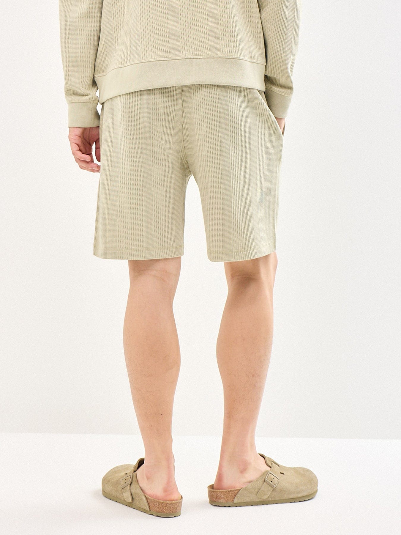 BOSS Structure Lounge Shorts Pastel Green