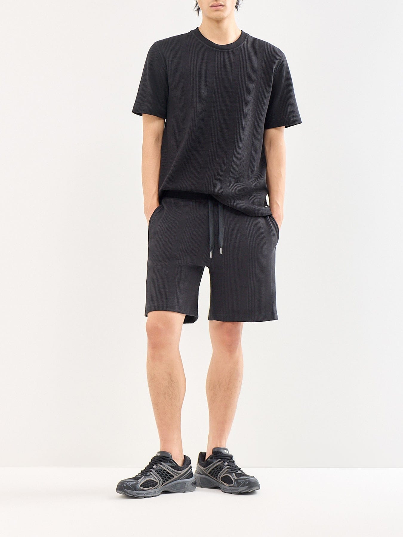 BOSS Structure Lounge Shorts Black