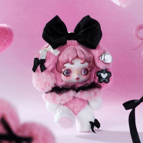 POP MART SKULLPANDA x My Melody Plush Doll Pendant AUTHENTIC