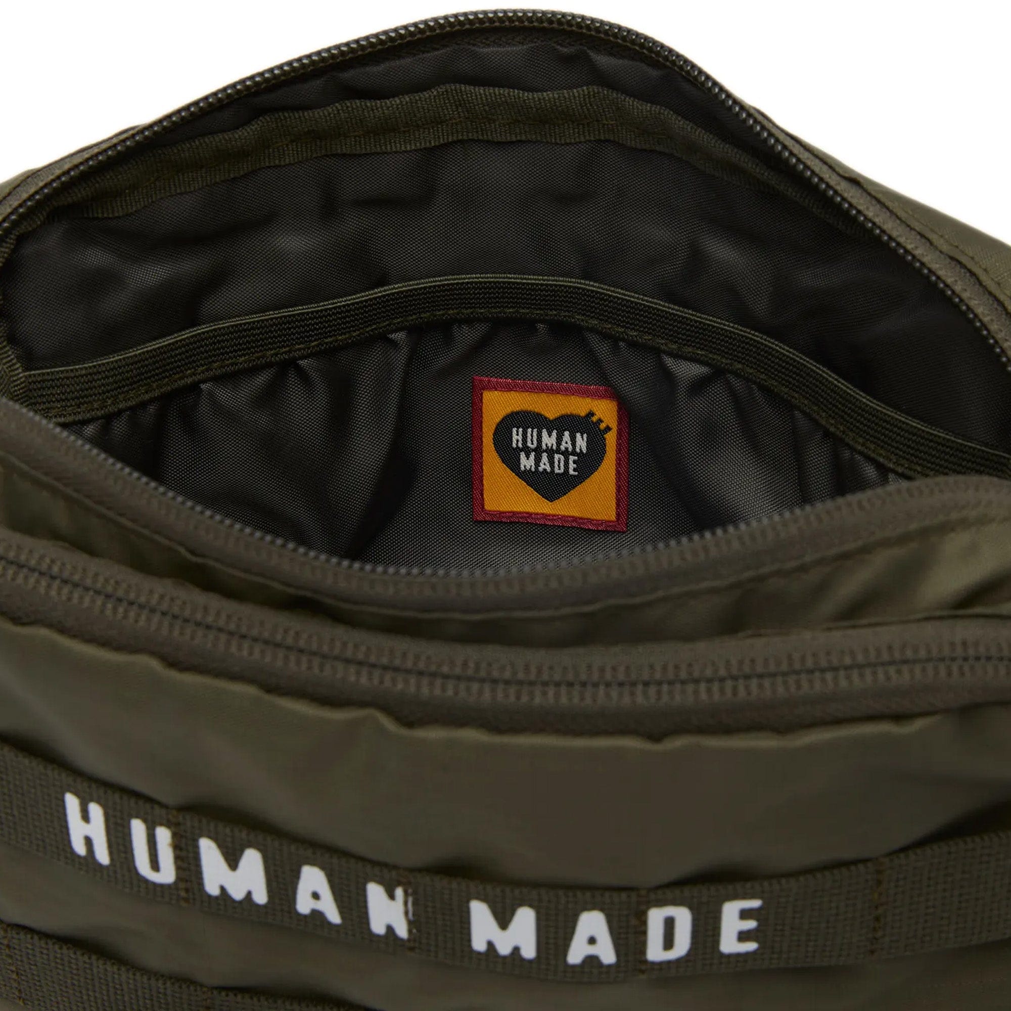 Human Made Military Light Shoulder Pouch Olive Drab