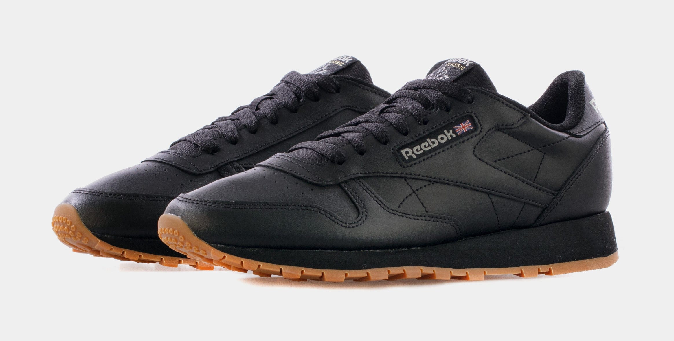 Reebok Classic Leather Mens Lifestyle Shoes (Black)