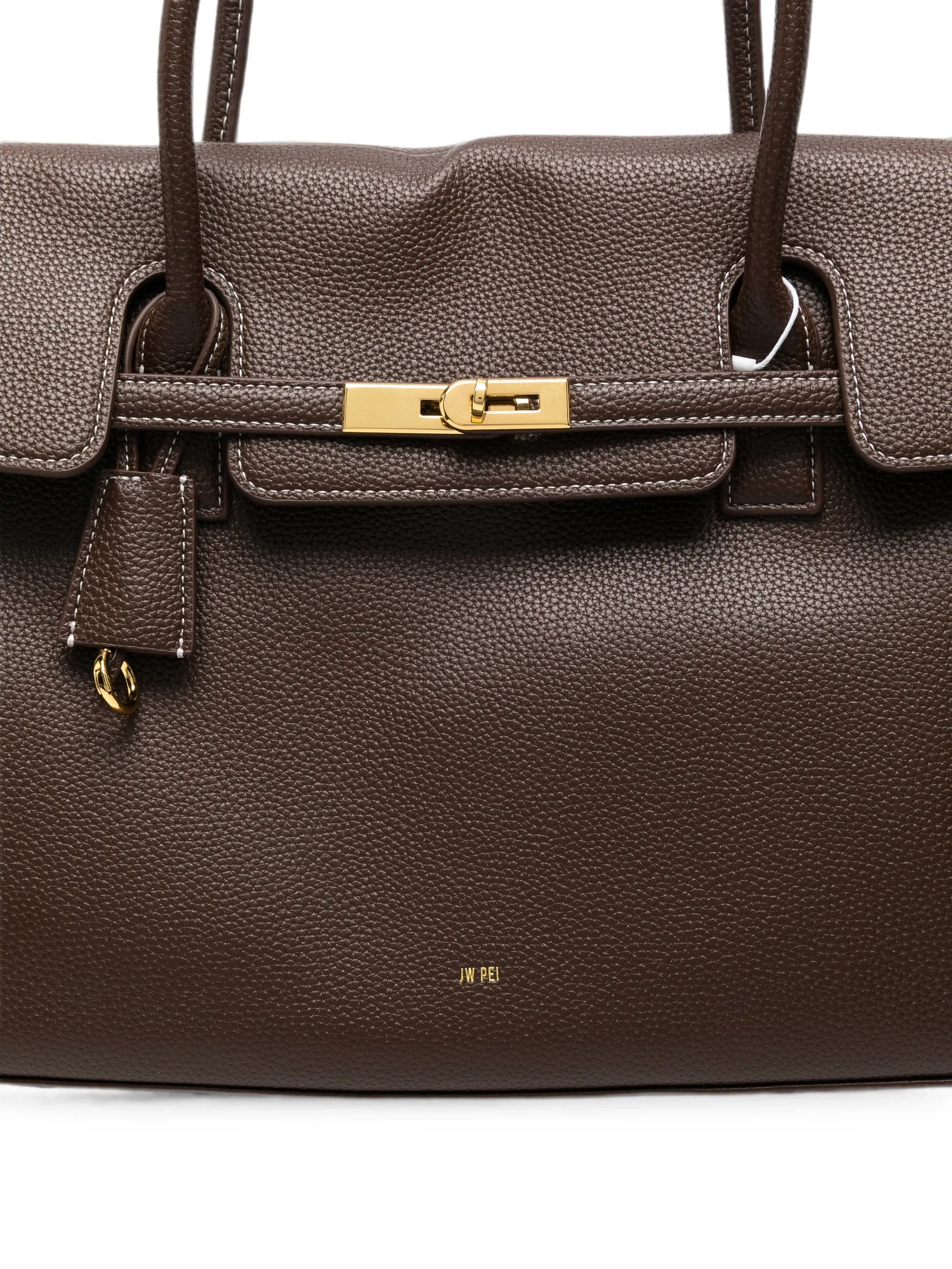 JW Pei large Yara twist - lock - fastening shoulder bag