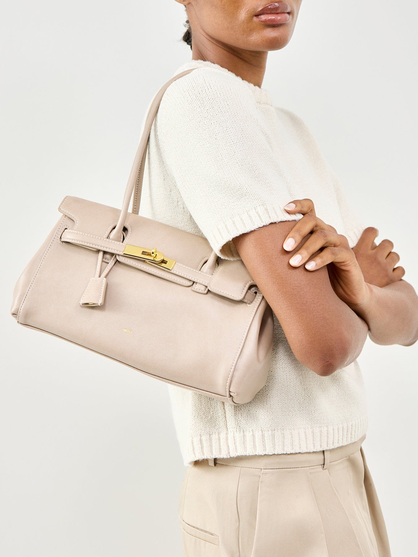 JW PEI Yara Shoulder Bag Beige