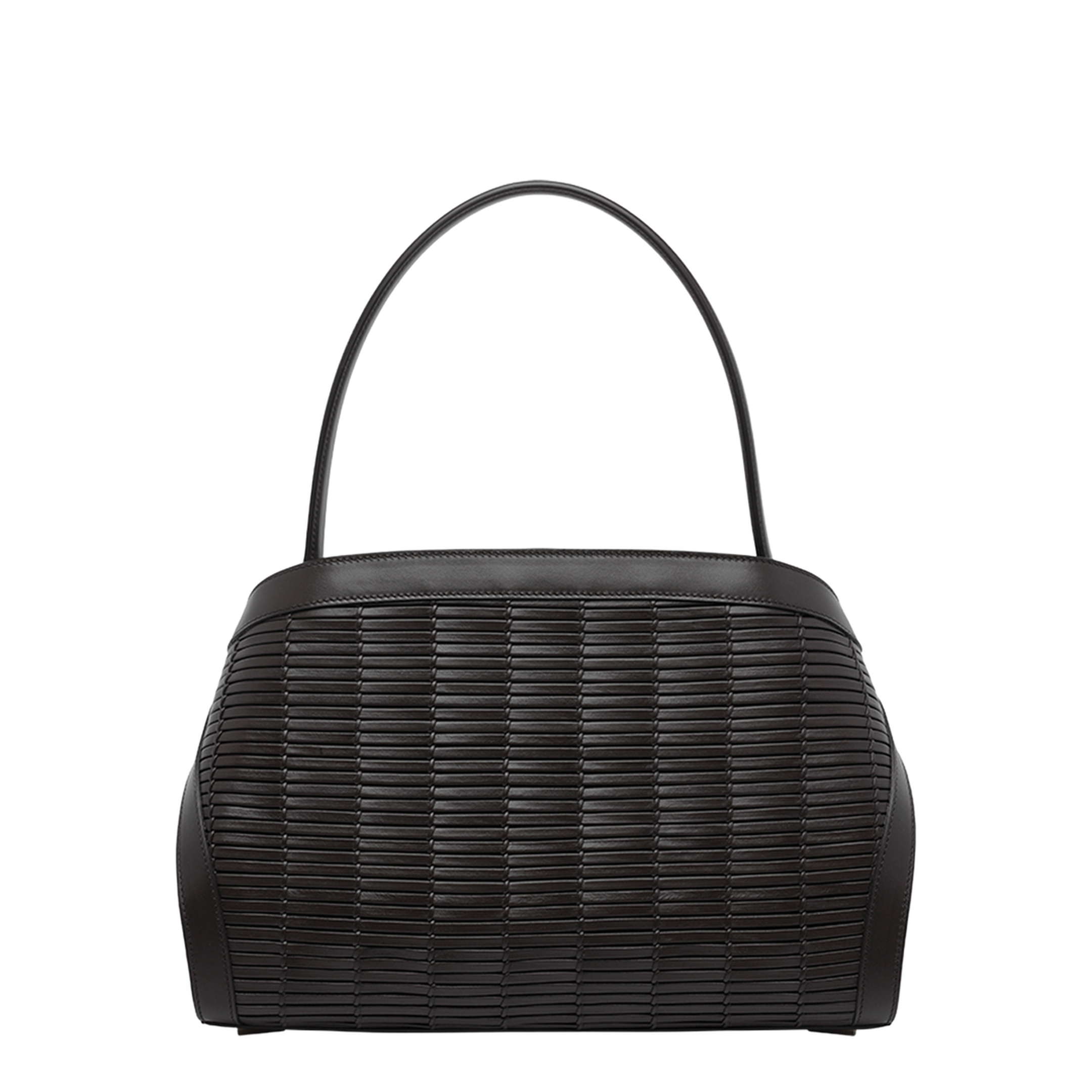 Ferragamo Hug Medium Calfskin Shoulder Bag - Testa di Moro
