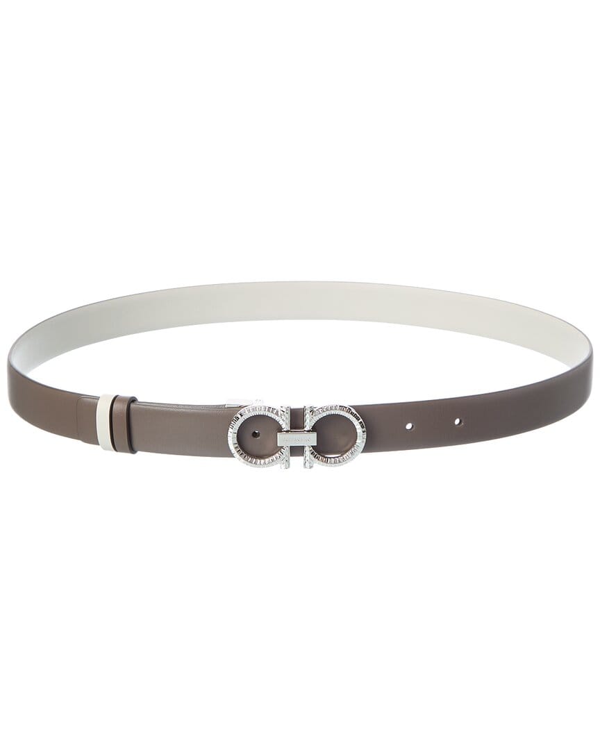 Ferragamo Gancini Reversible Leather Belt