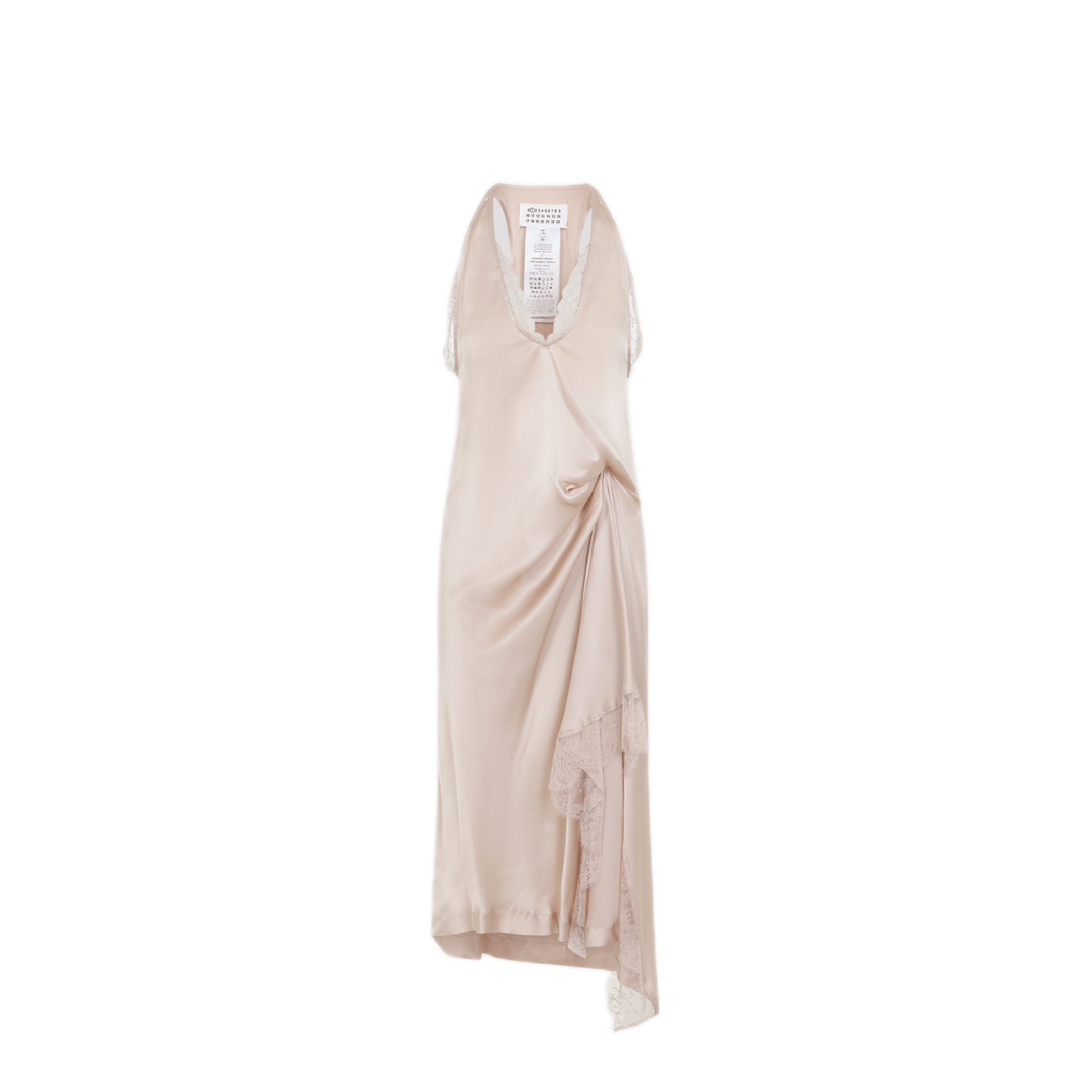 Maison Margiela Lace Slip Midi Dress