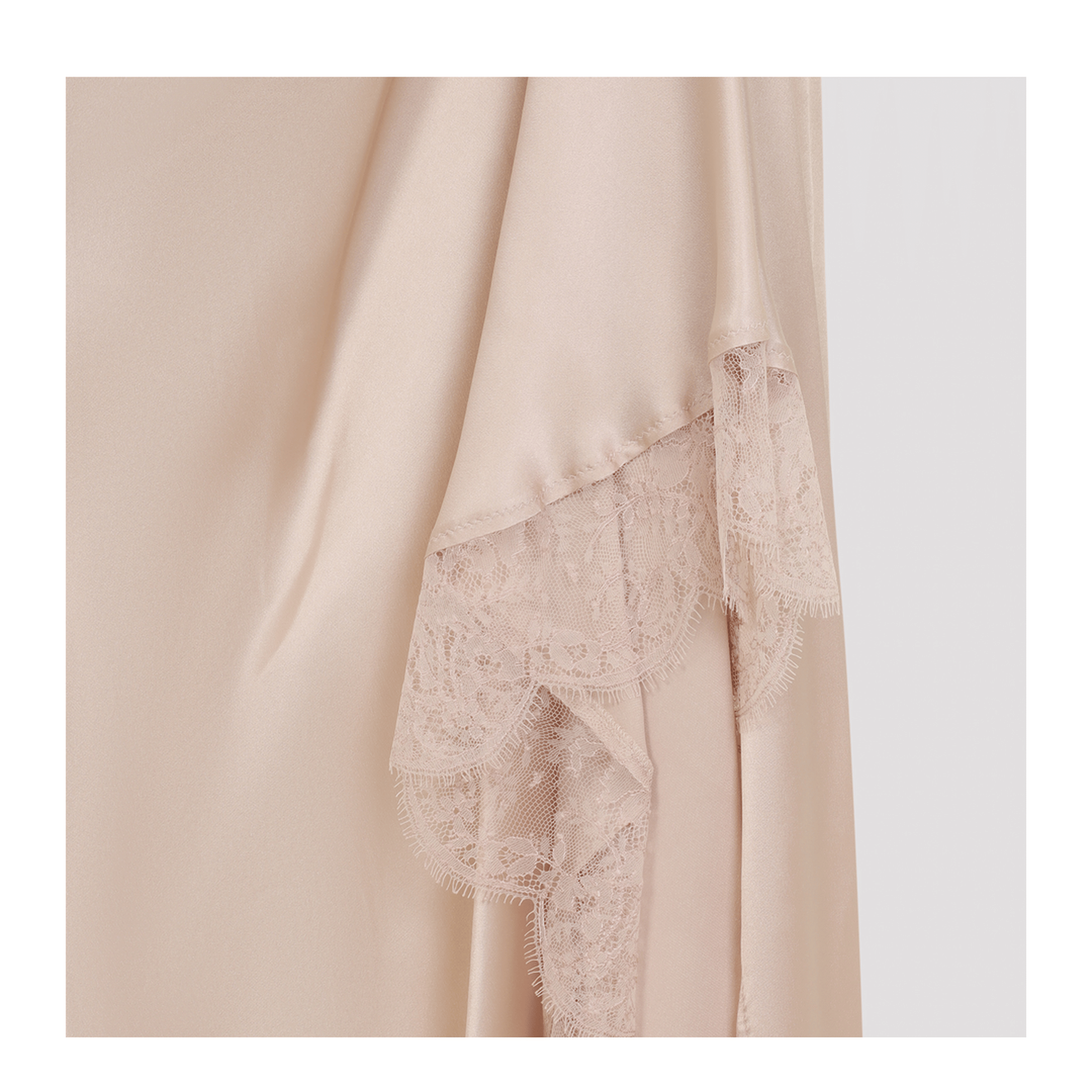Maison Margiela Lace Slip Midi Dress
