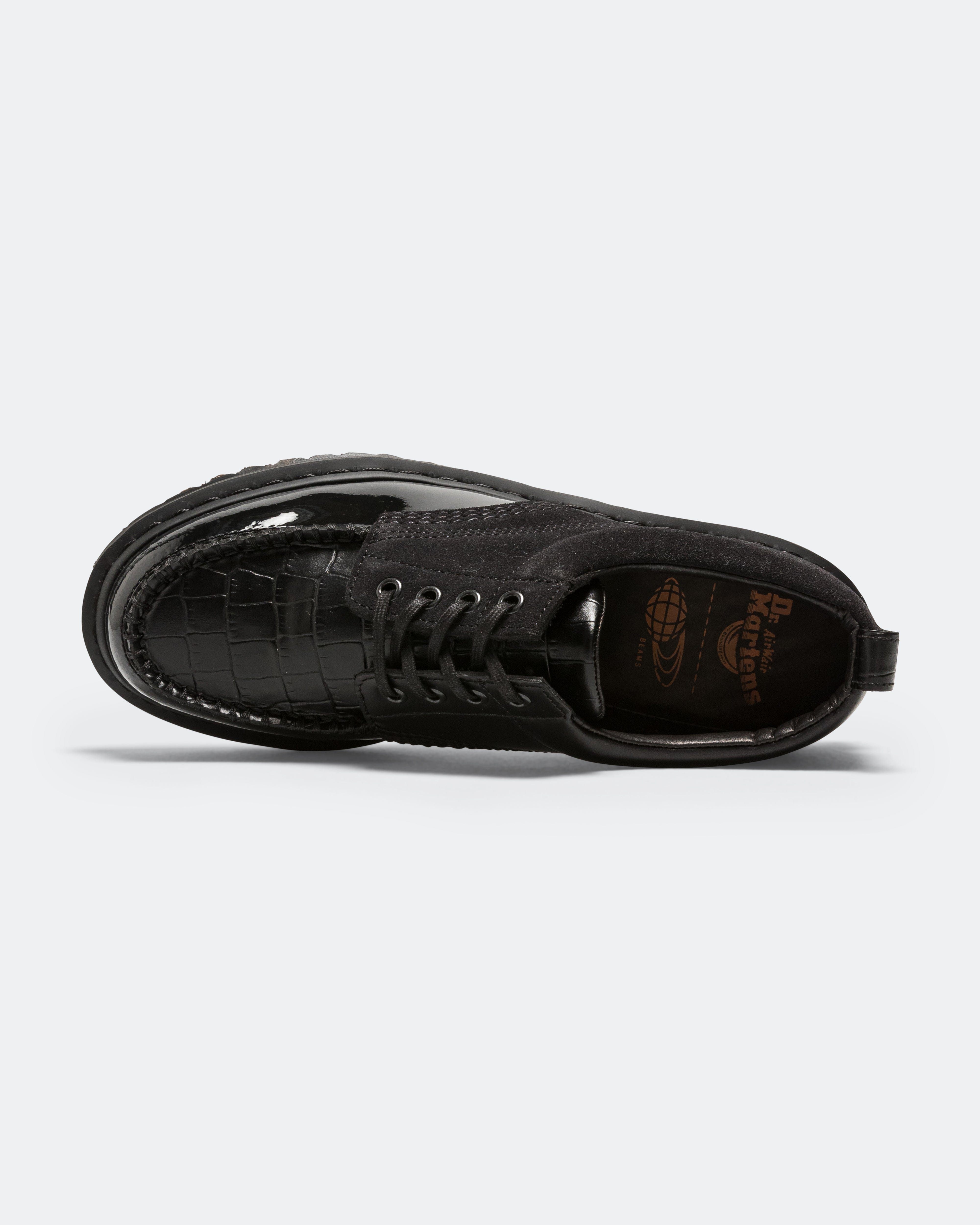 Dr. Martens Lowell Shoe x Beams - Black/Orleans