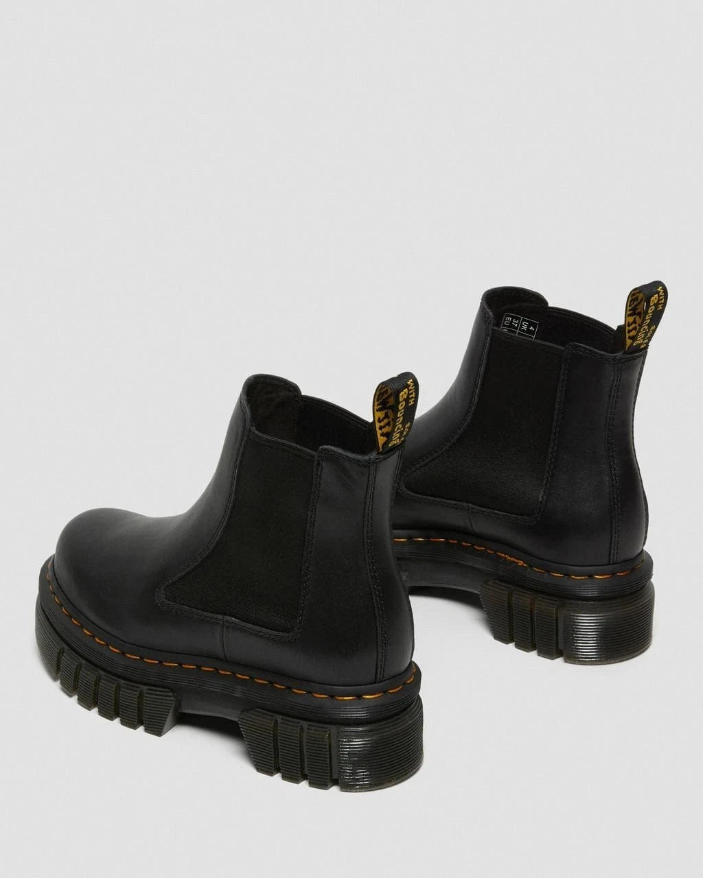 Dr. Martens Audrick 27148001 Boots WomensBlack Nappa Leather Chelsea HTAT1507