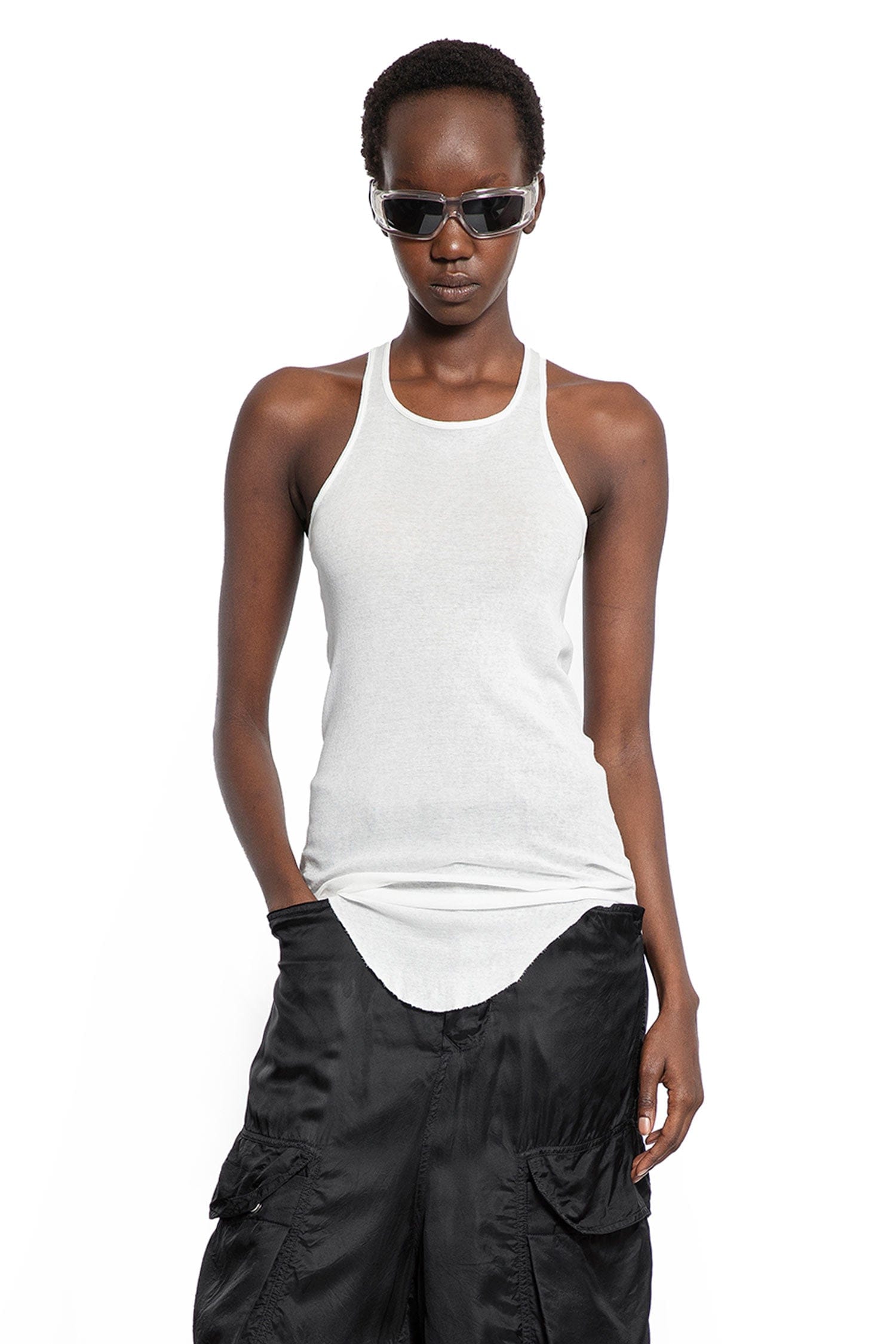 RICK OWENS Concordians Basic Rib Tank